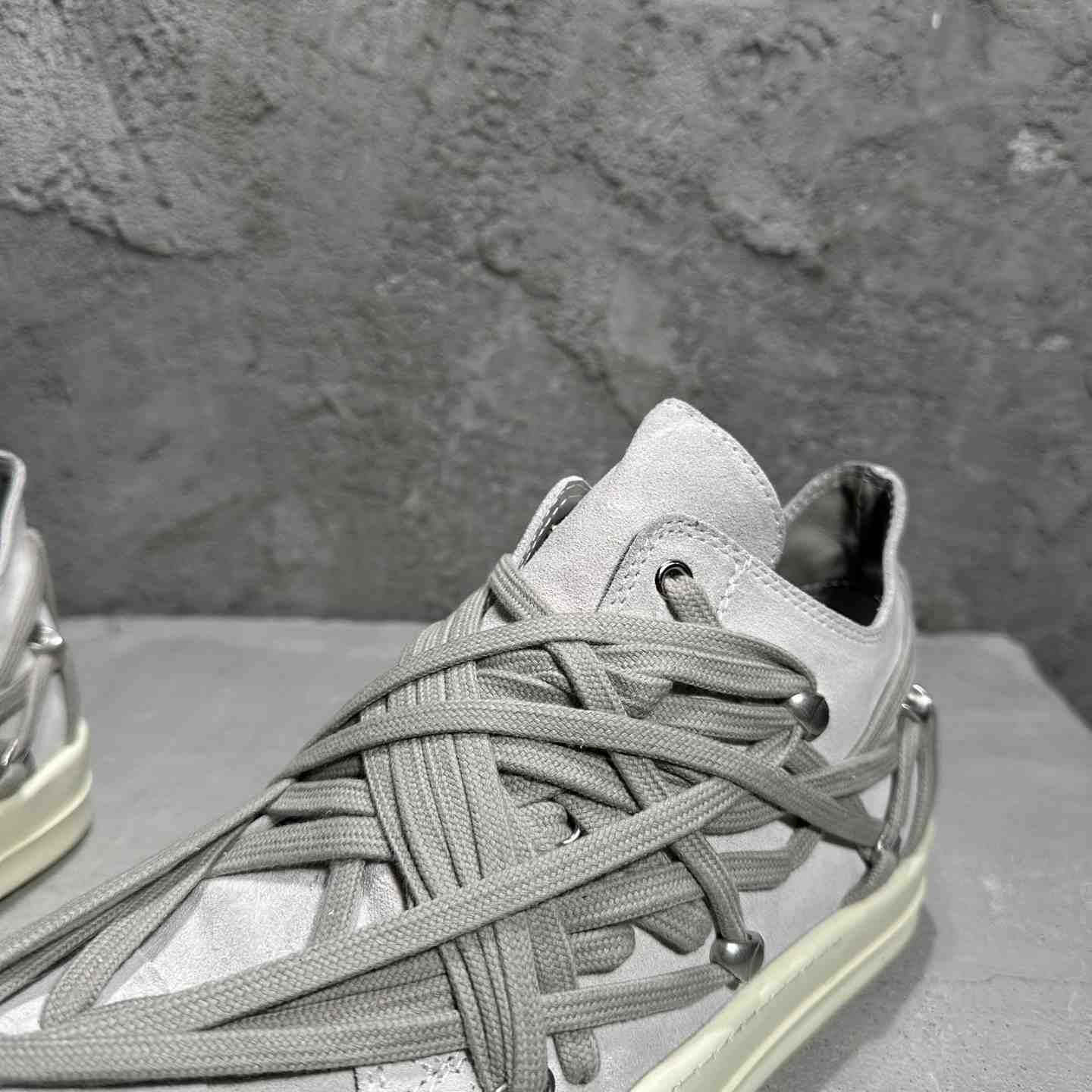 Rick Owens Megalaced Low Sneaks  - DesignerGu