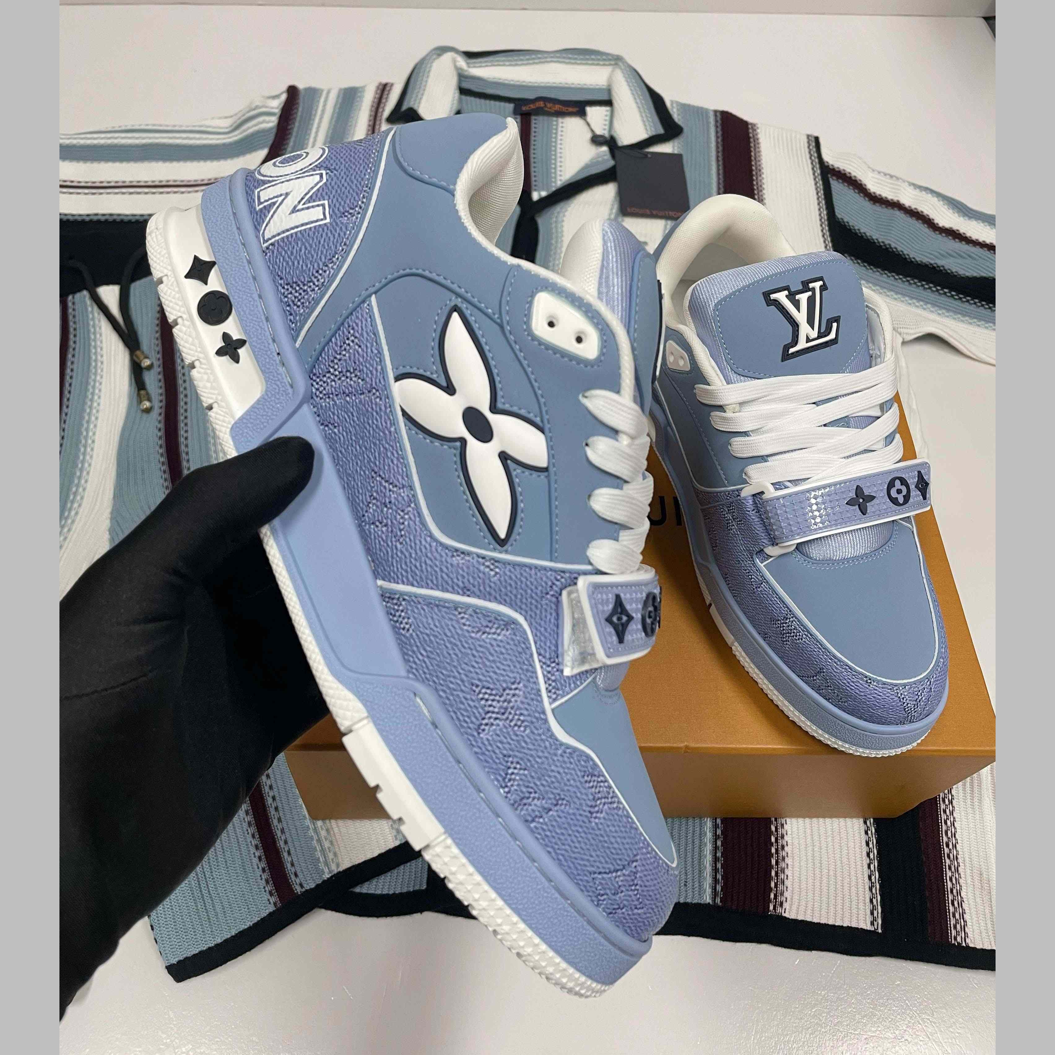 Louis Vuitton LV Trainer Sneaker   1AHTUZ - DesignerGu