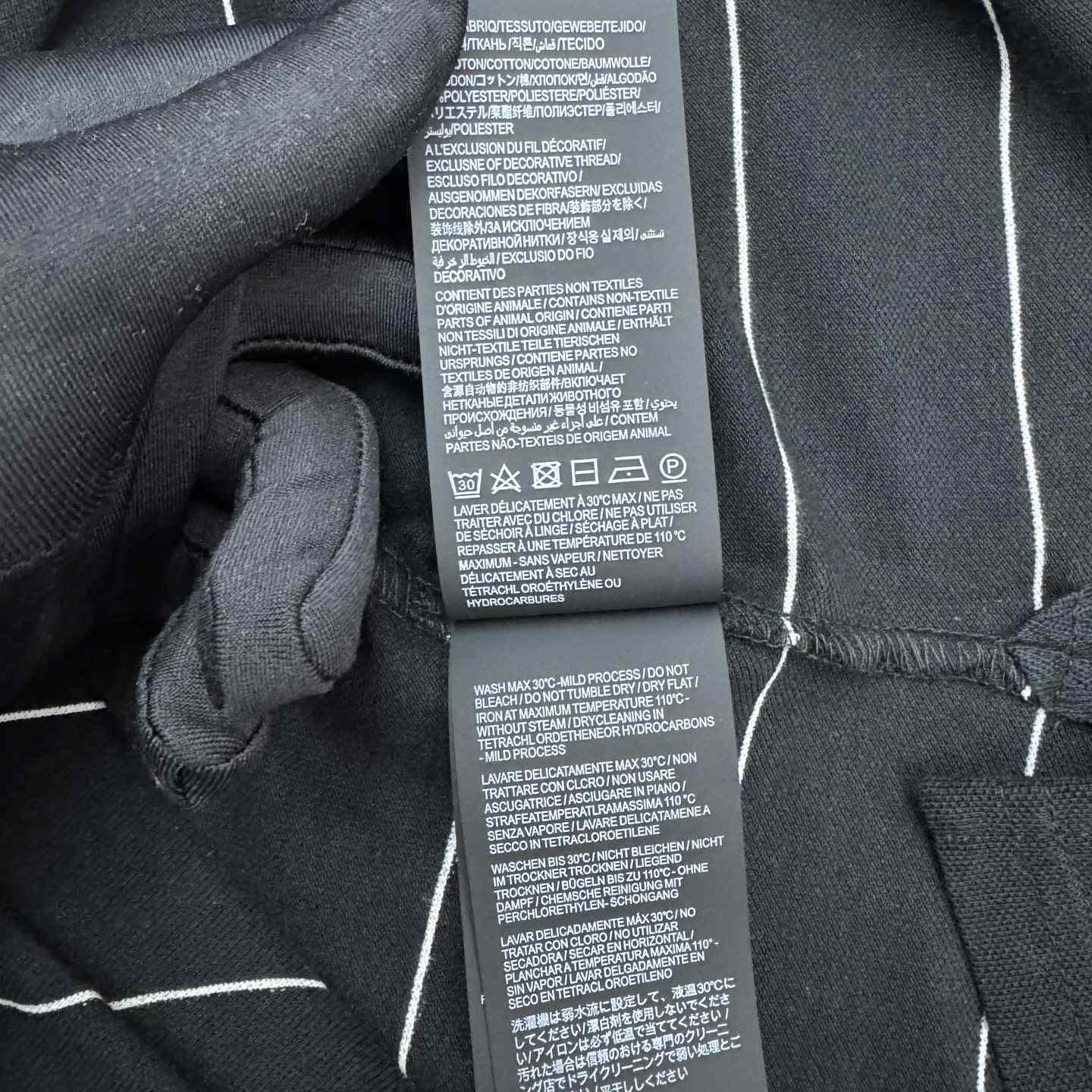 Saint Laurent Cassandre Polo Shirt In Striped Pique - DesignerGu