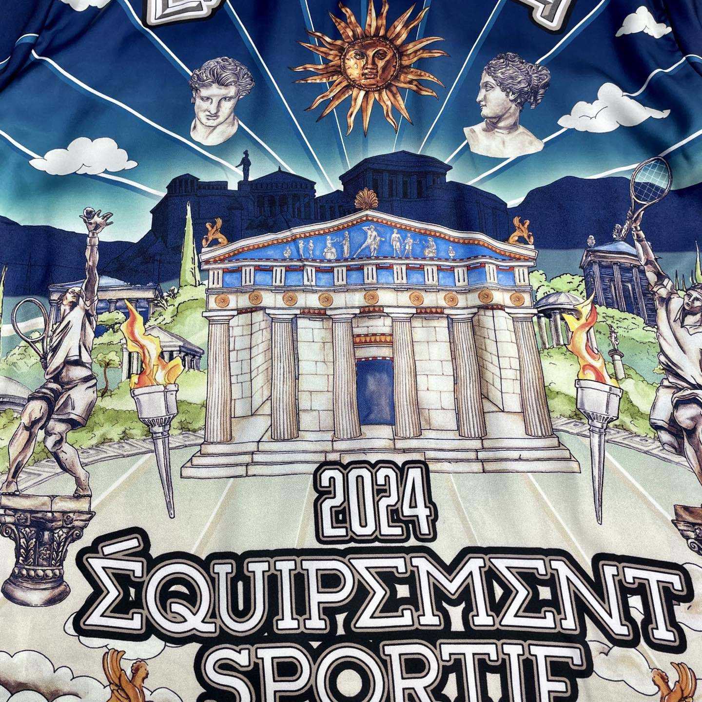 Casablanca Le Temple Du Sport Shirt   CA3521 - DesignerGu