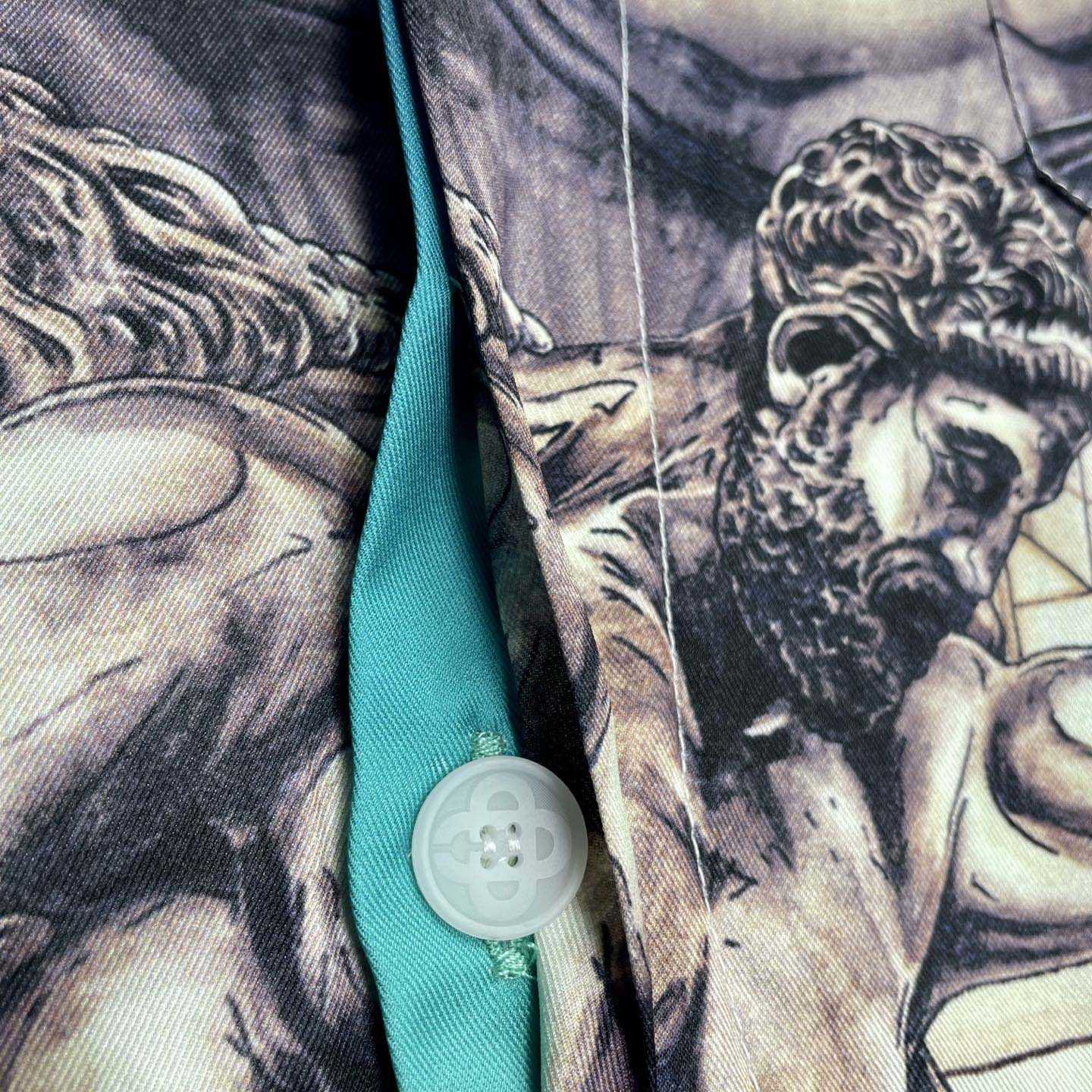 Casablanca Le Temple Du Sport Shirt   CA3521 - DesignerGu