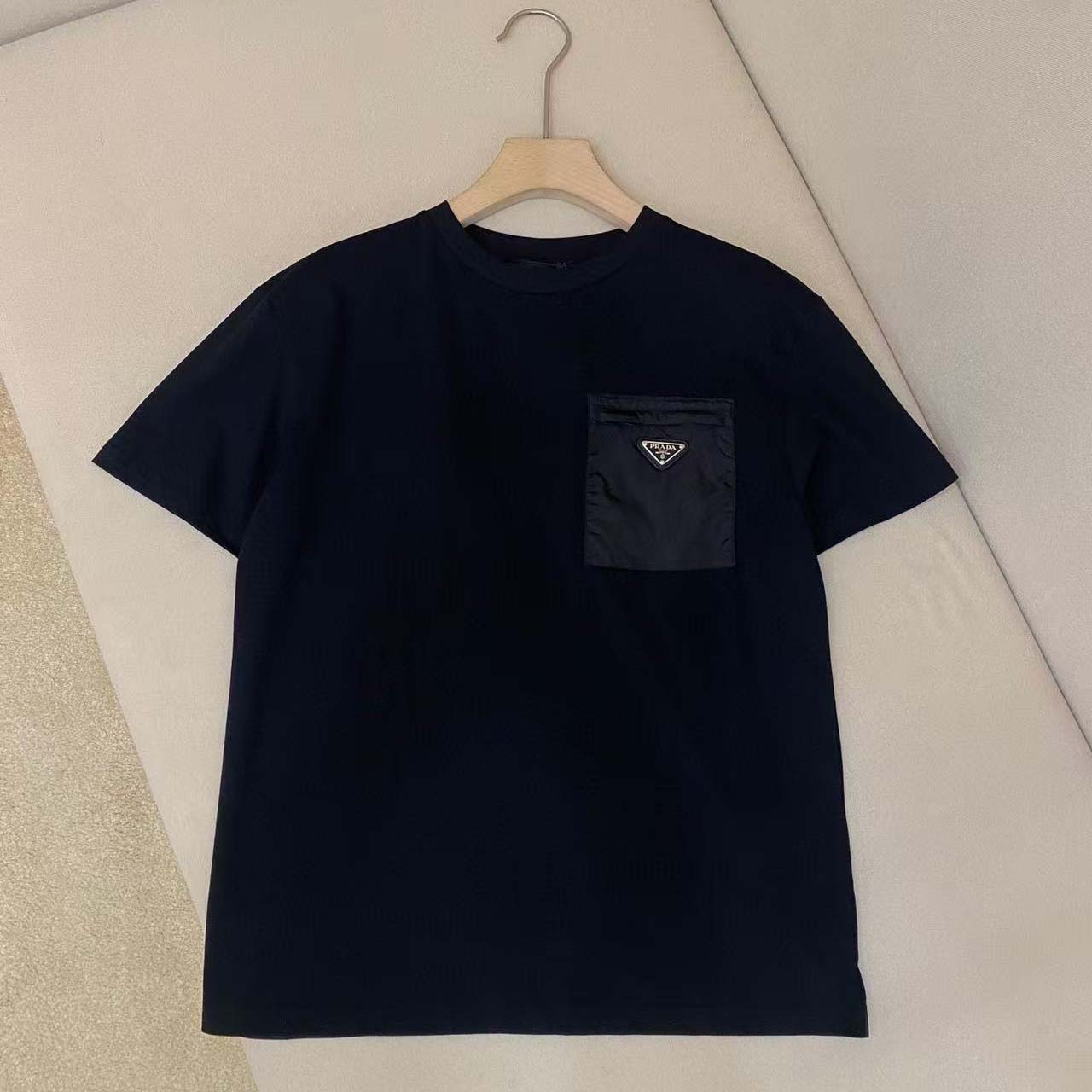 Prada Re-Nylon And Jersey T-shirt - DesignerGu