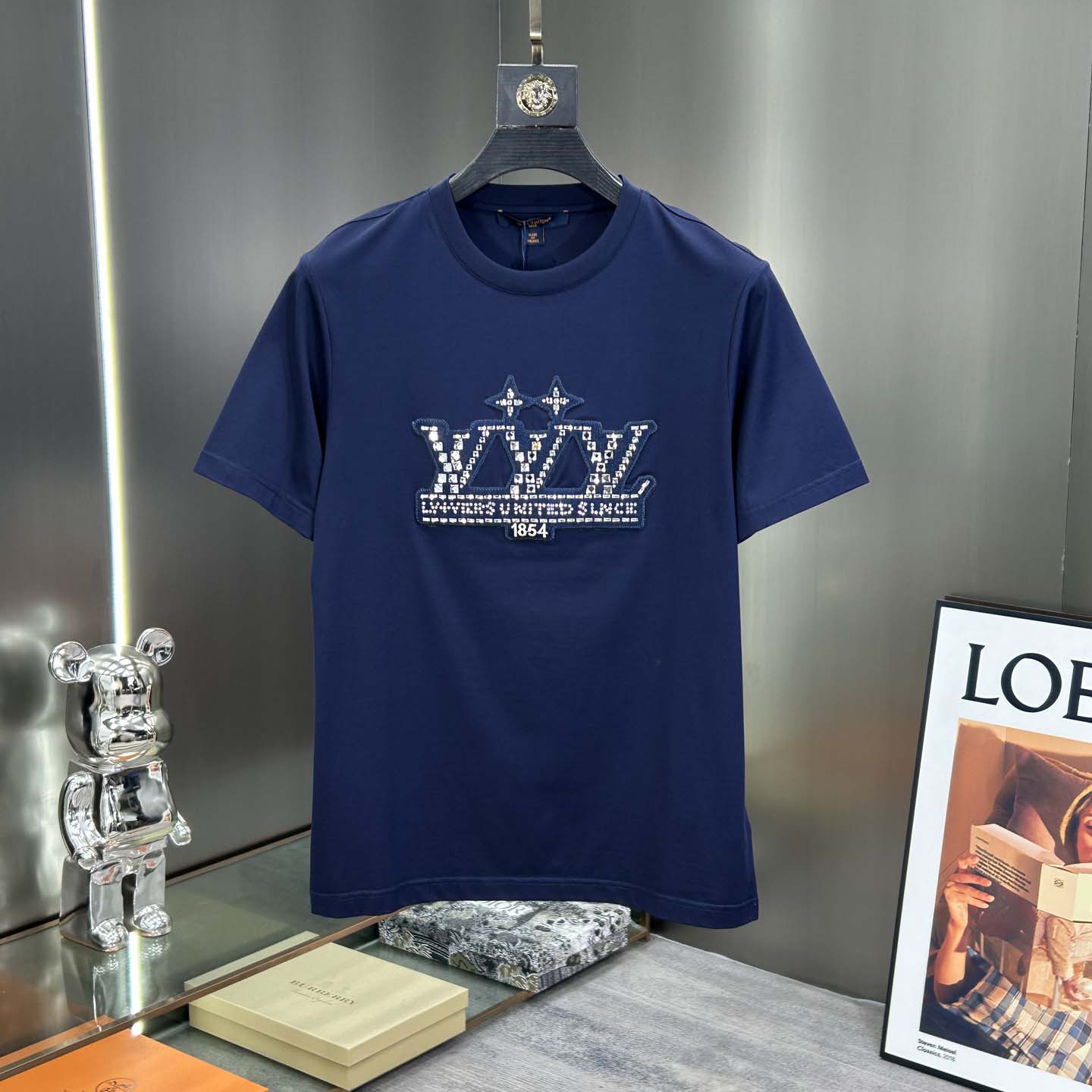 Louis Vuitton Embellished Cotton T-Shirt   1AHCNN - DesignerGu