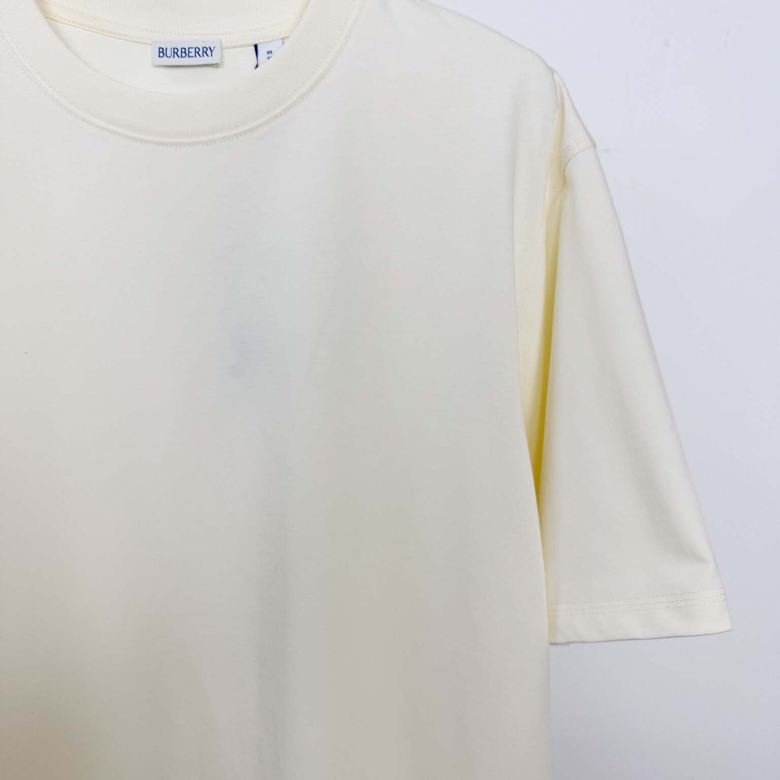 Burberry Check Label Cotton T-shirt  - DesignerGu