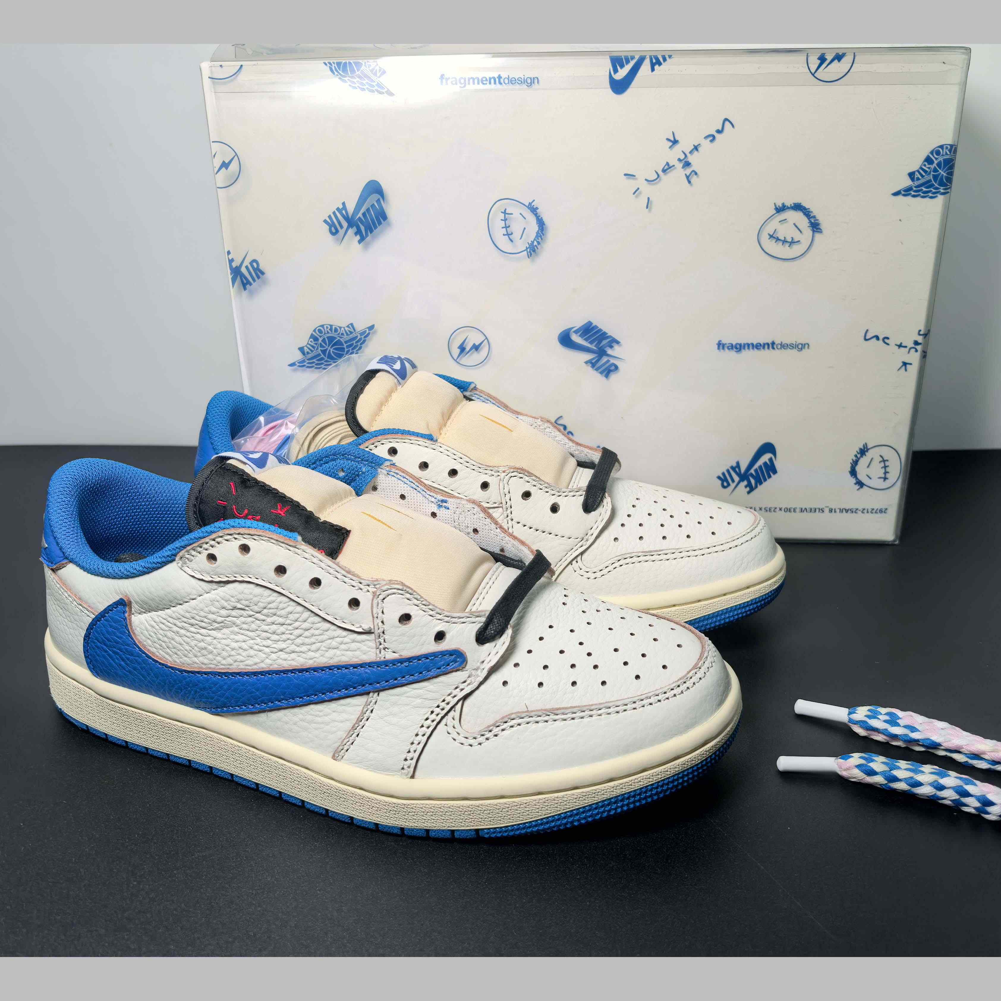 ​Travis Scott x Fragment x Air Jordan 1 Low OG Sneaker    DM7866-104 - DesignerGu