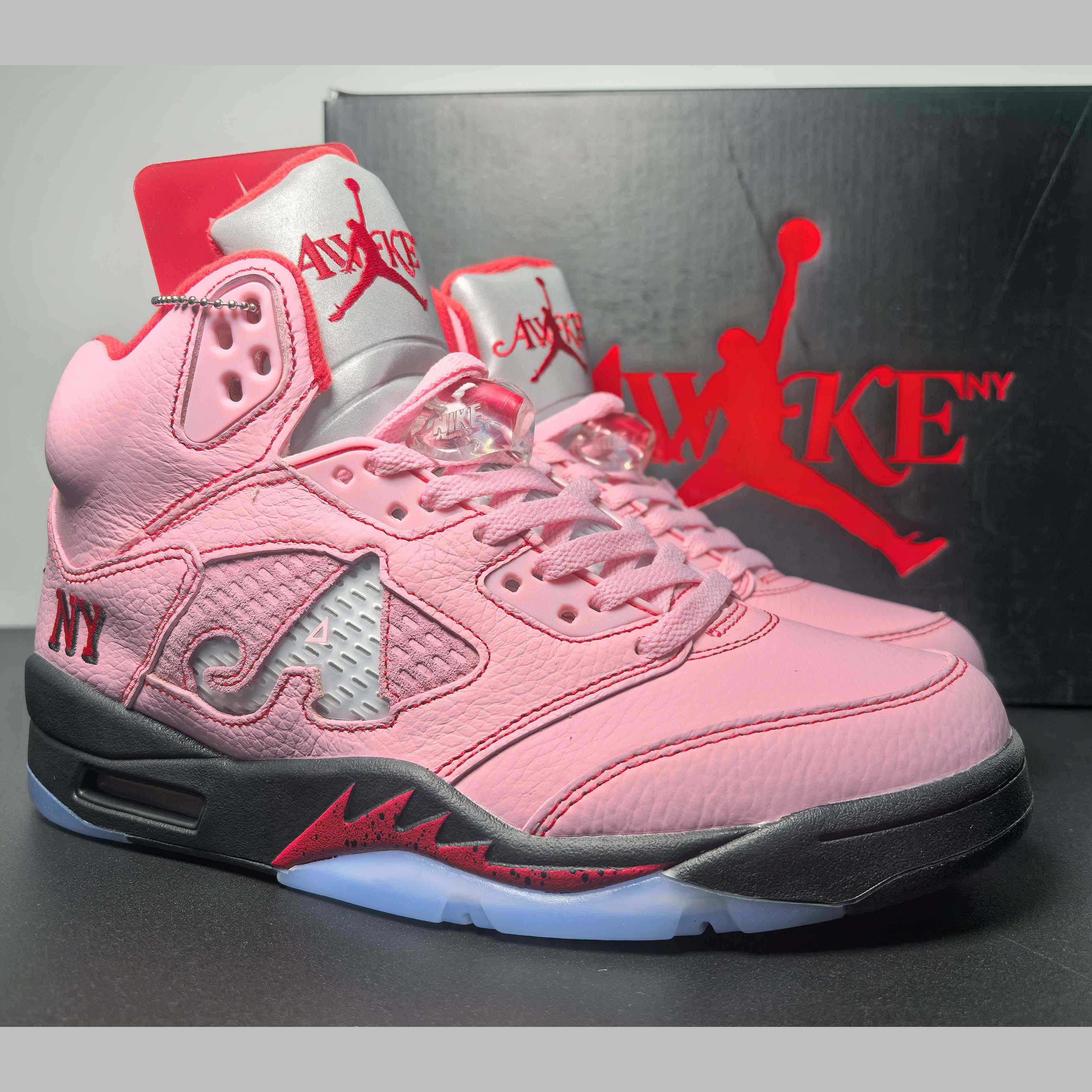 Awake NY x Air Jordan 5 “Arctic Pink”   DV4982-600 - DesignerGu