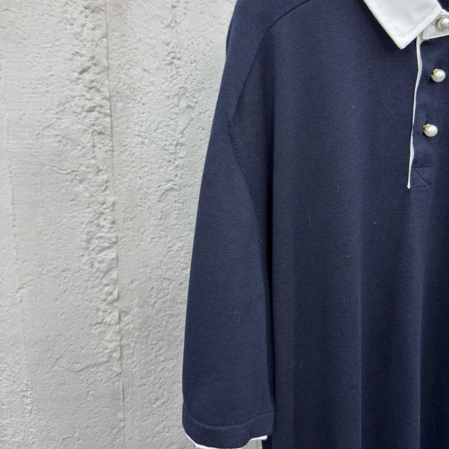 Louis Vuitton Embroidered Short-Sleeved Cotton Blend Polo Shirt   1AFQQK - DesignerGu