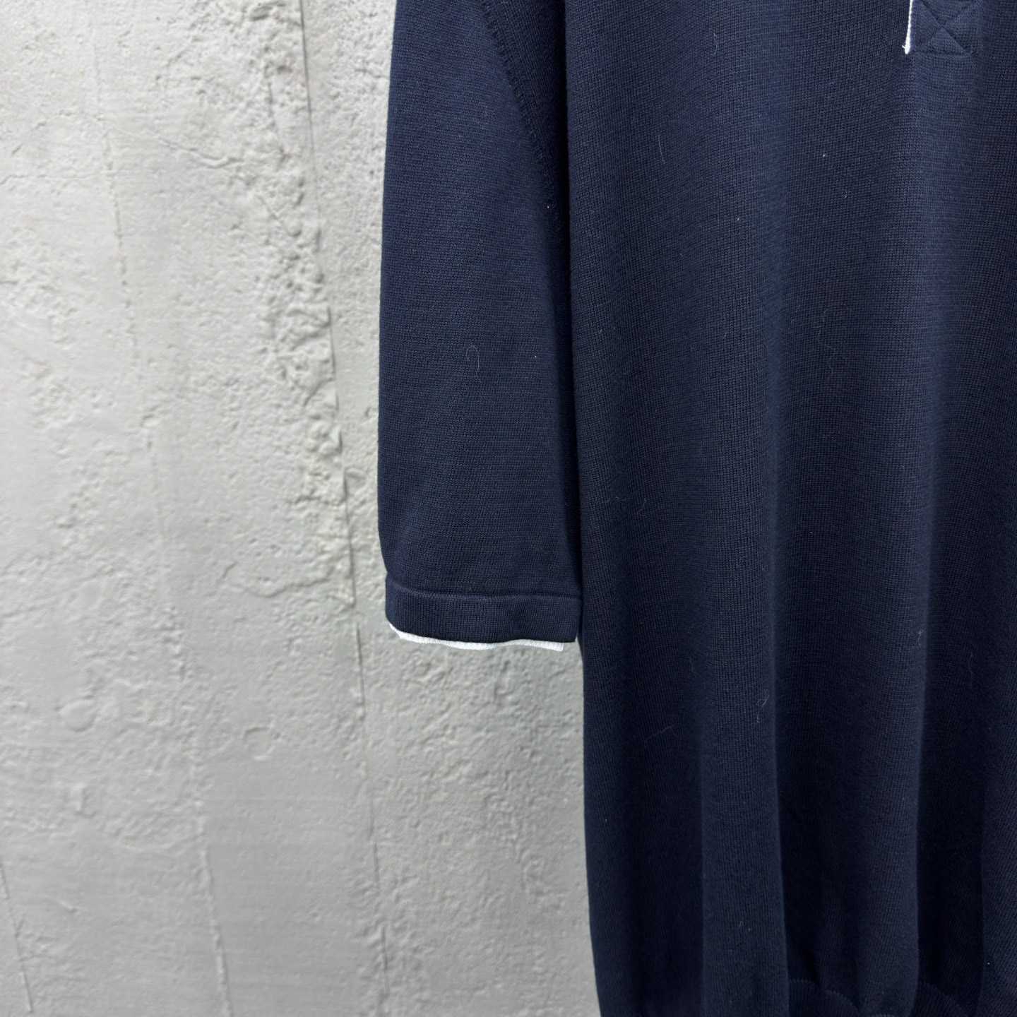 Louis Vuitton Embroidered Short-Sleeved Cotton Blend Polo Shirt   1AFQQK - DesignerGu