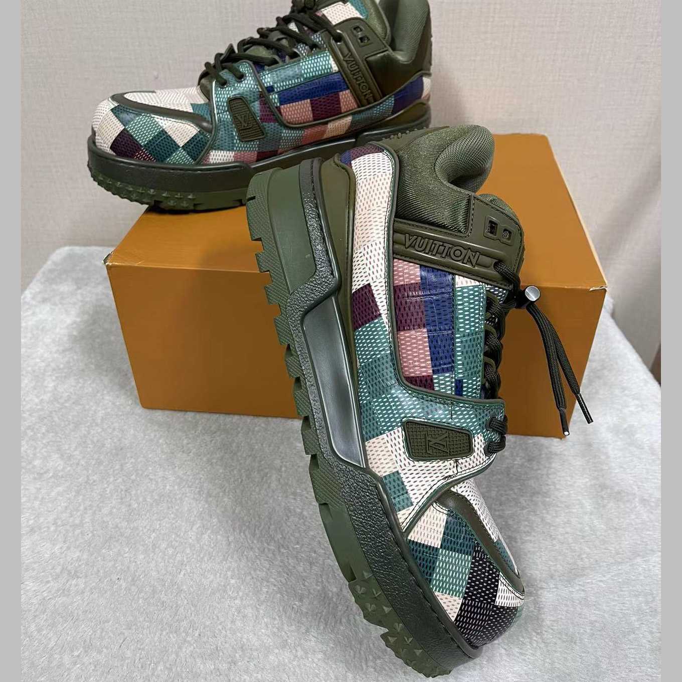Louis Vuitton LV Trainer Maxi Sneaker  (50% Off Sale)xz725  - DesignerGu