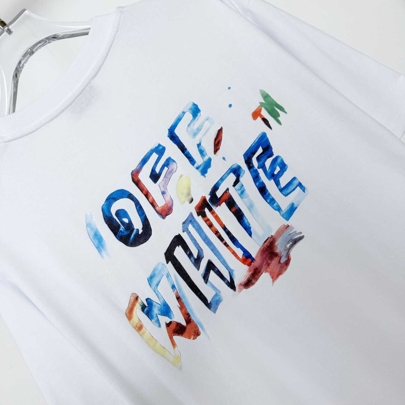 Off-White Watercolor Arrow T-Shirt - DesignerGu