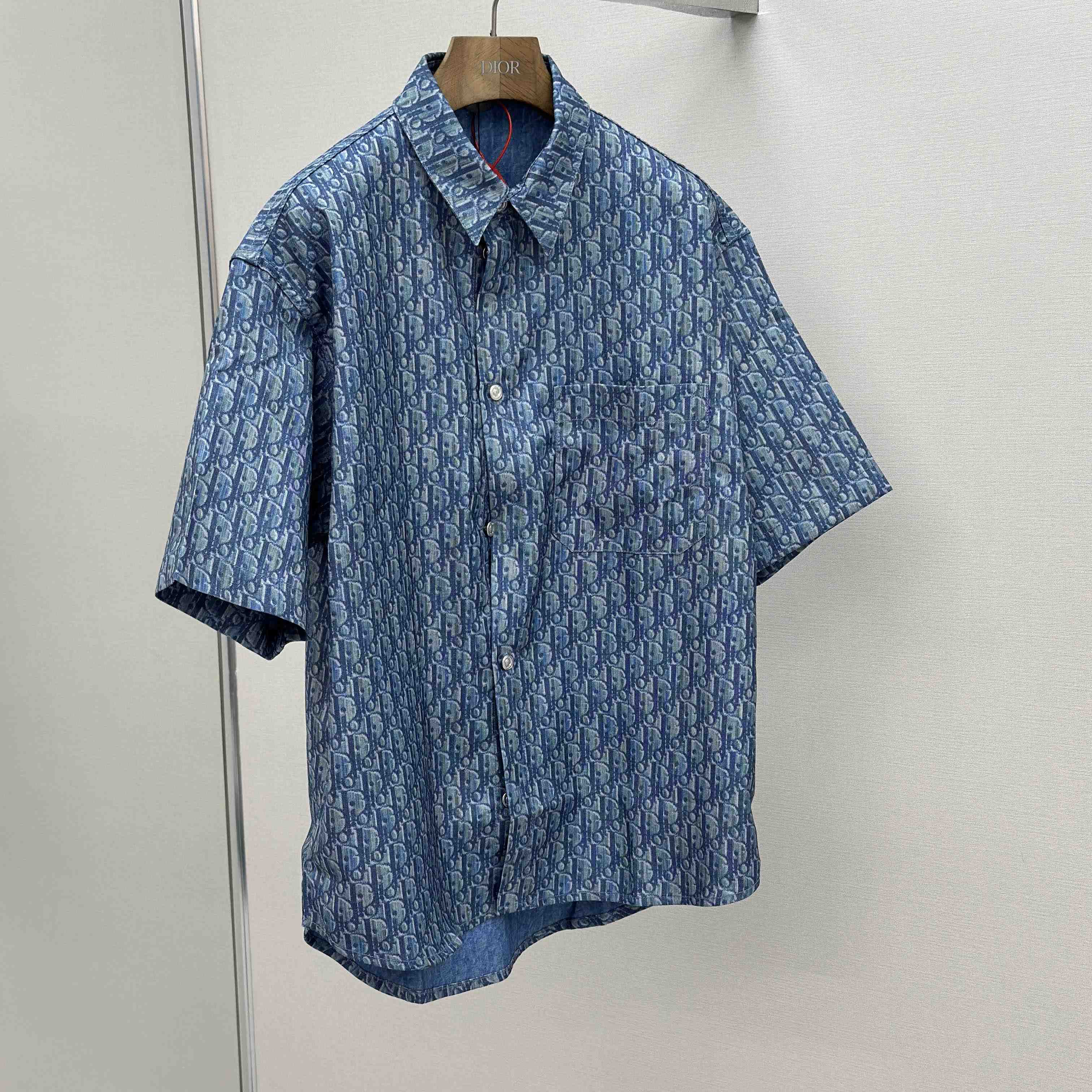 Dior Oblique Short-Sleeved Shirt - DesignerGu