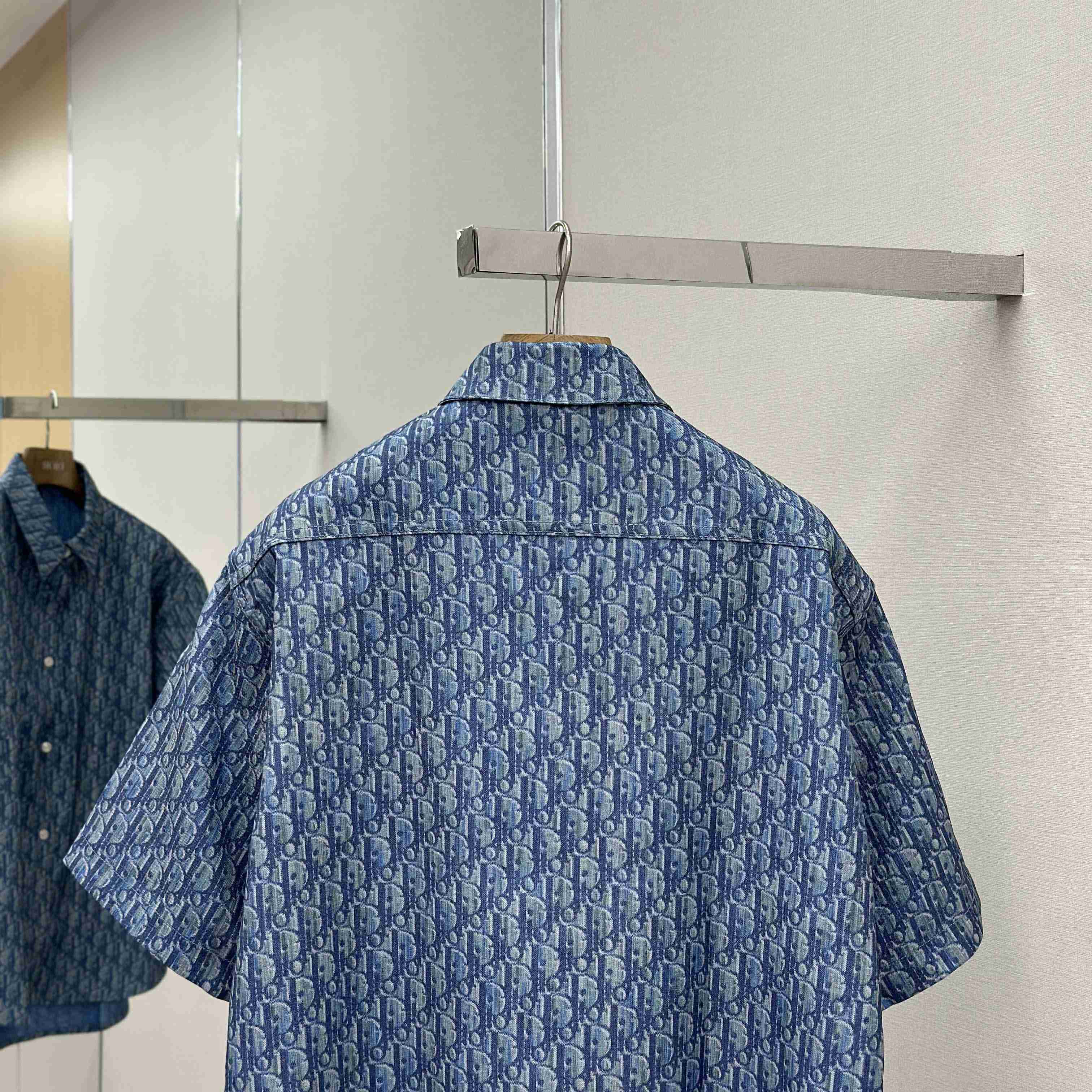 Dior Oblique Short-Sleeved Shirt - DesignerGu