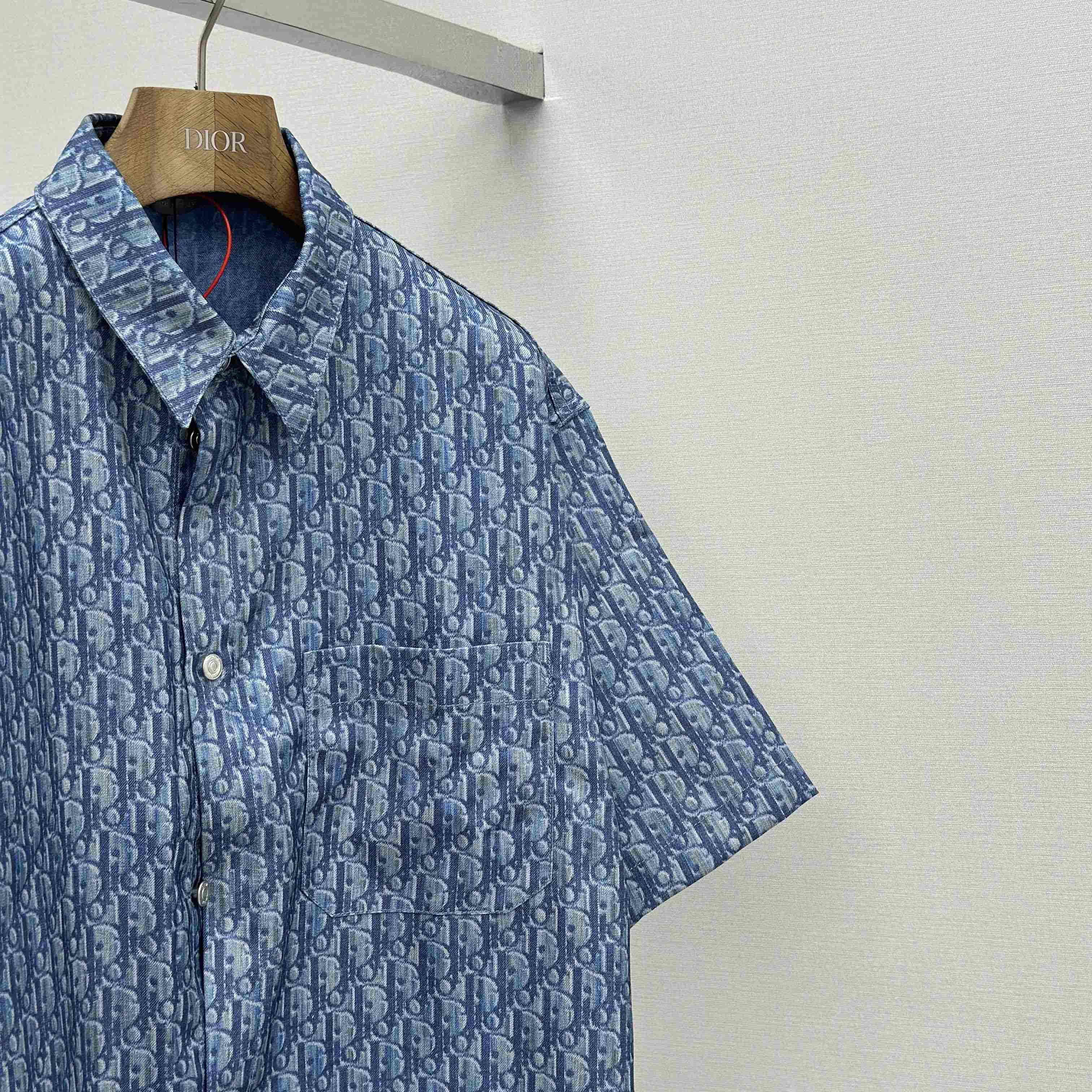 Dior Oblique Short-Sleeved Shirt - DesignerGu