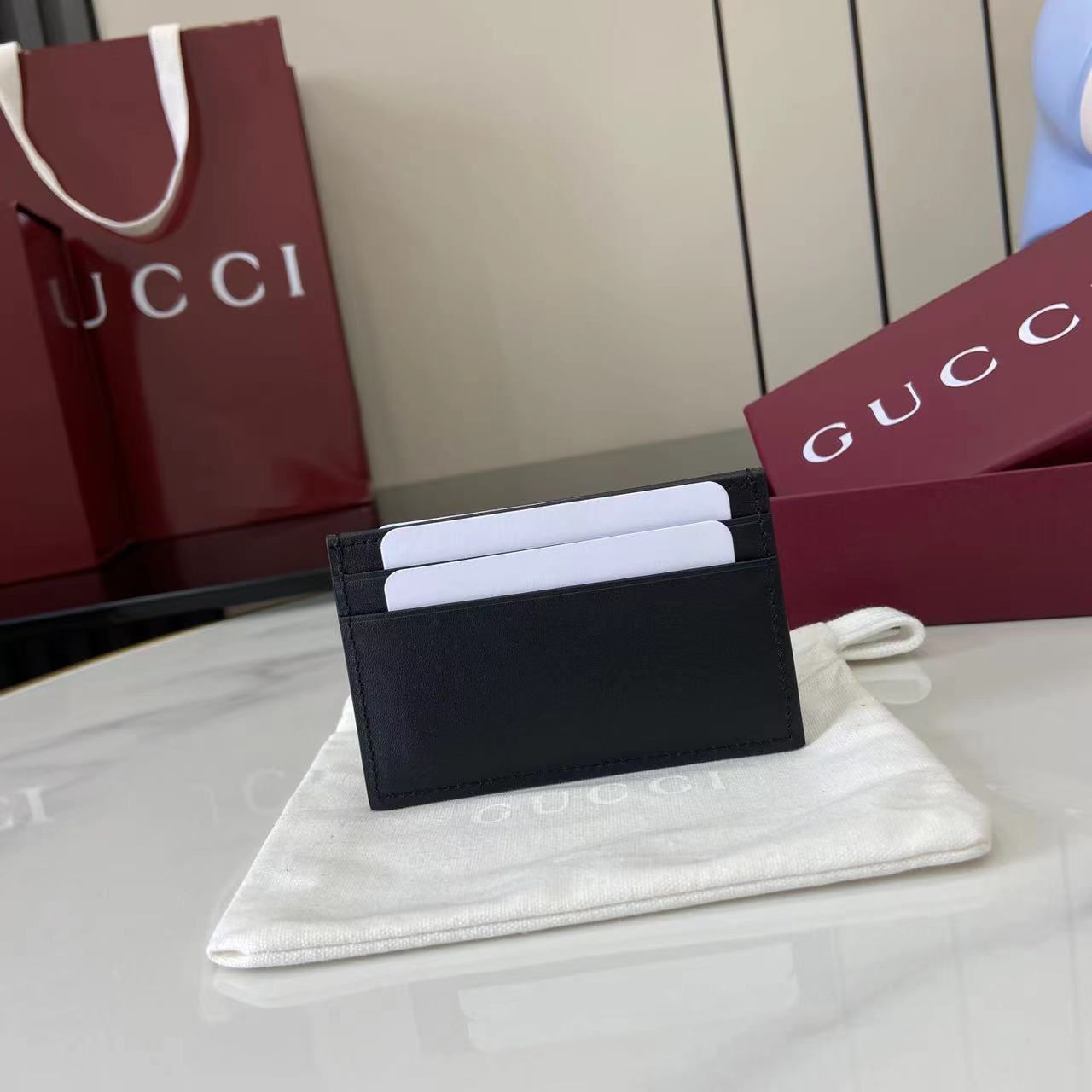 Gucci GG Marmont Card Case - DesignerGu