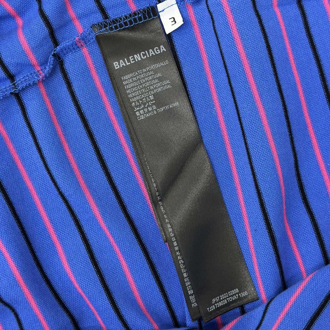 Balenciaga Striped Polo Shirt - DesignerGu