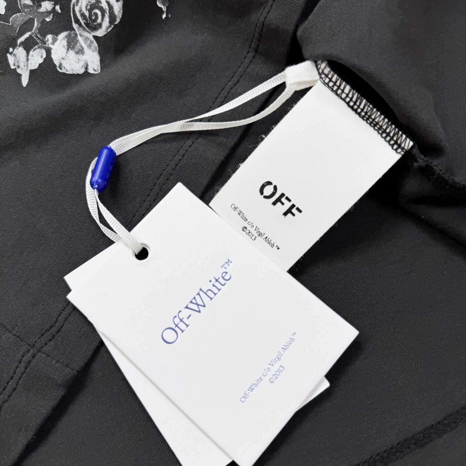 Off-White Putti Skate S/S Tee Vintage Black - White - DesignerGu