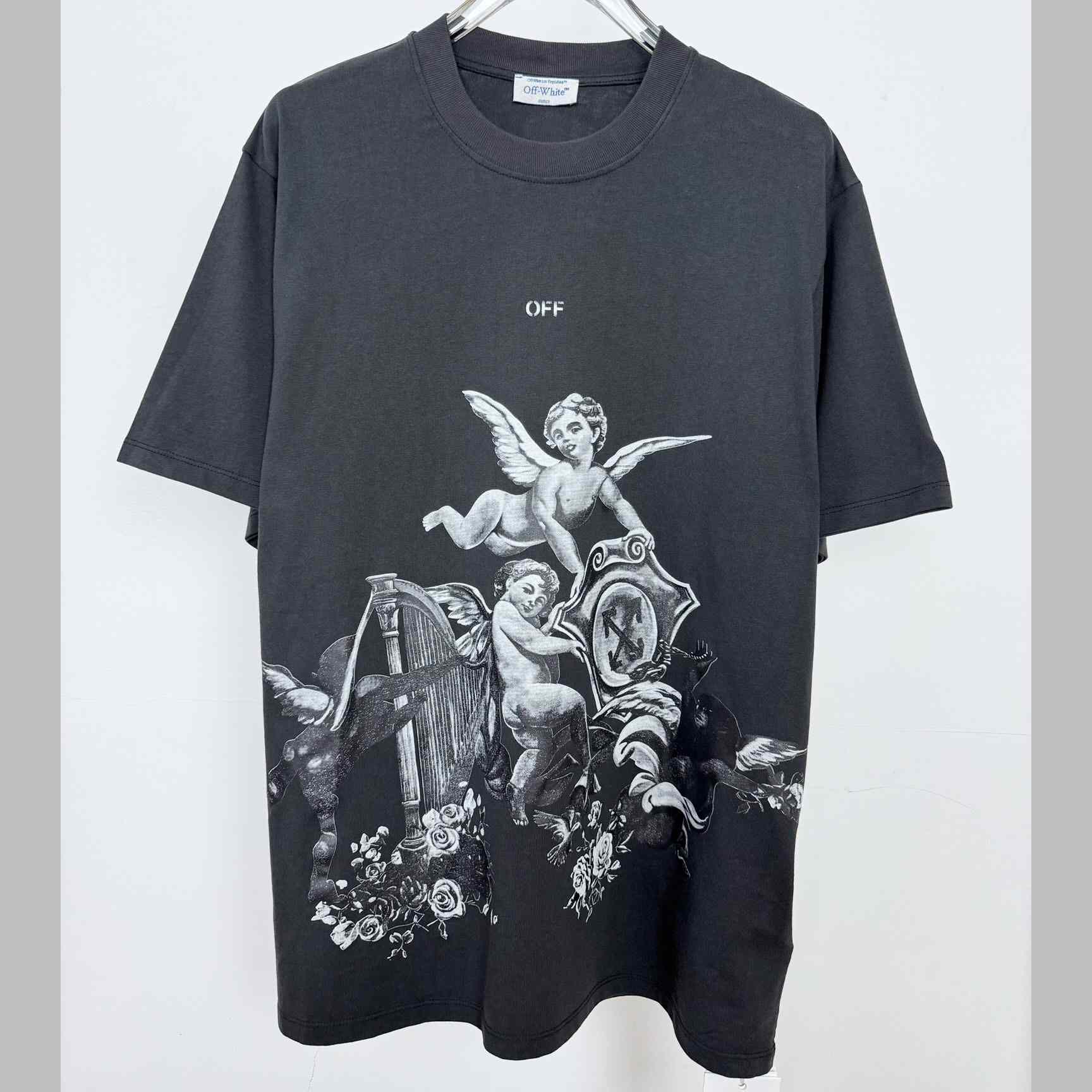 Off-White Putti Skate S/S Tee Vintage Black - White - DesignerGu