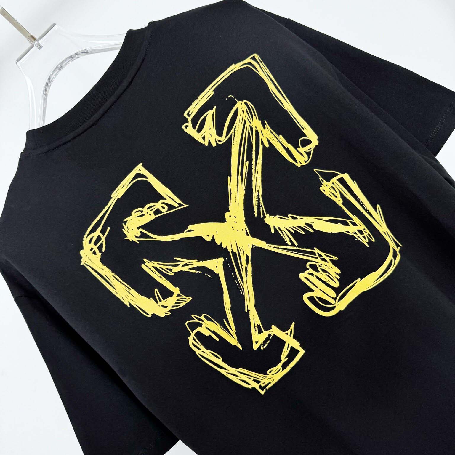 Off White Sketch Arrow T-Shirt - DesignerGu