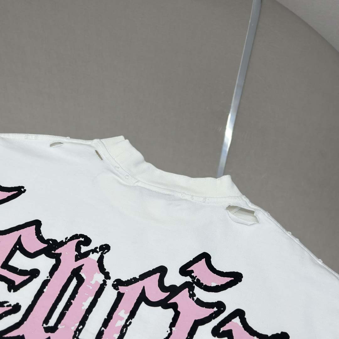 Balenciaga Blackletter Script Oversized T Shirt - DesignerGu