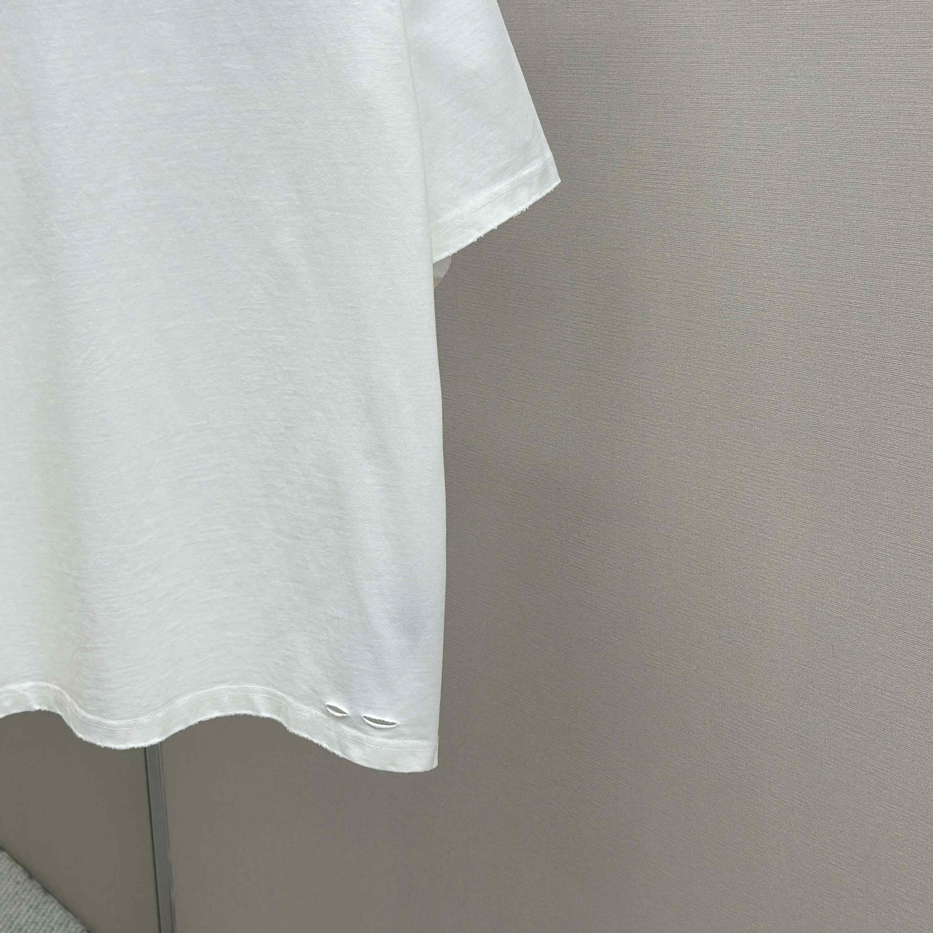 Balenciaga Blackletter Script Oversized T Shirt - DesignerGu