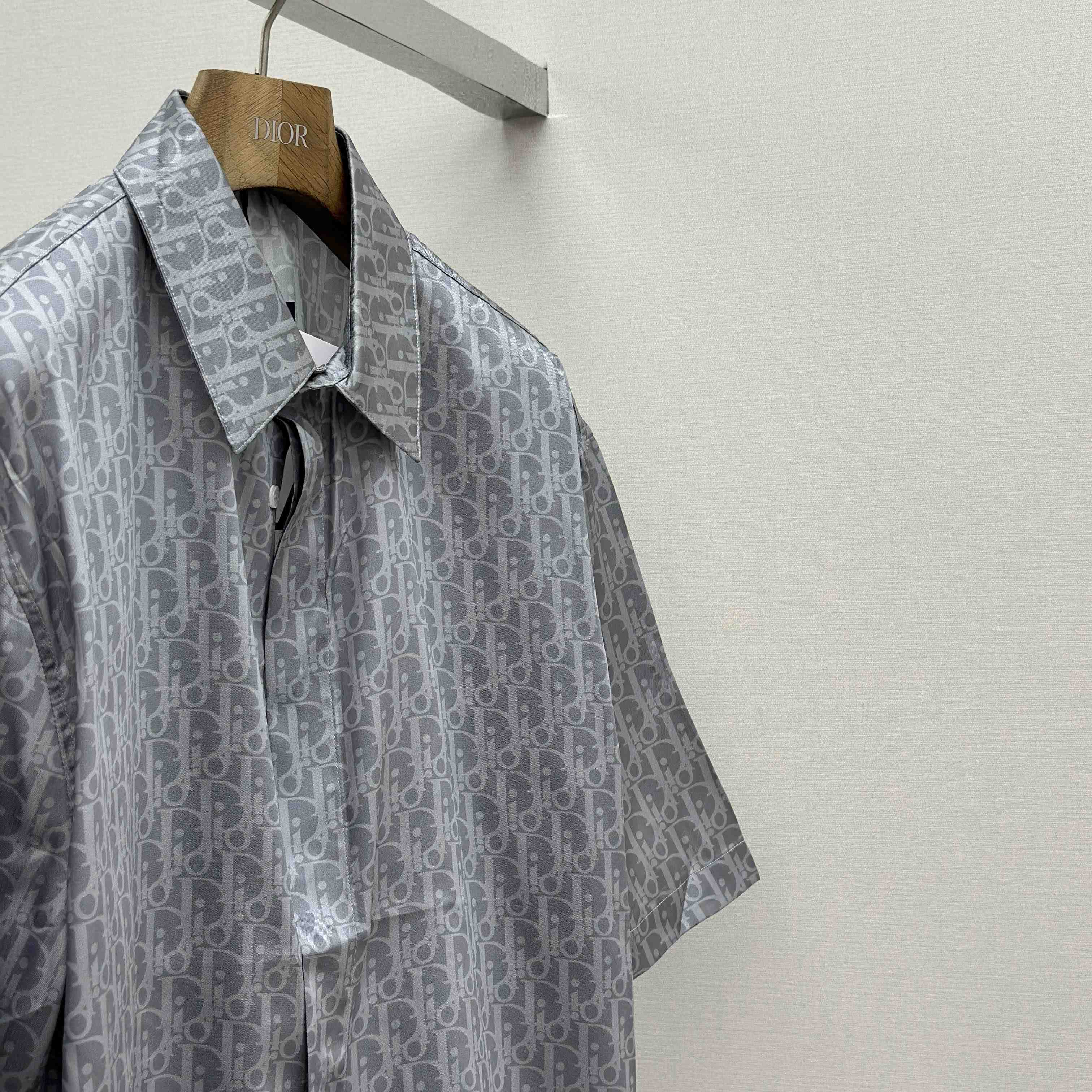 Dior Oblique Short-Sleeved Shirt - DesignerGu