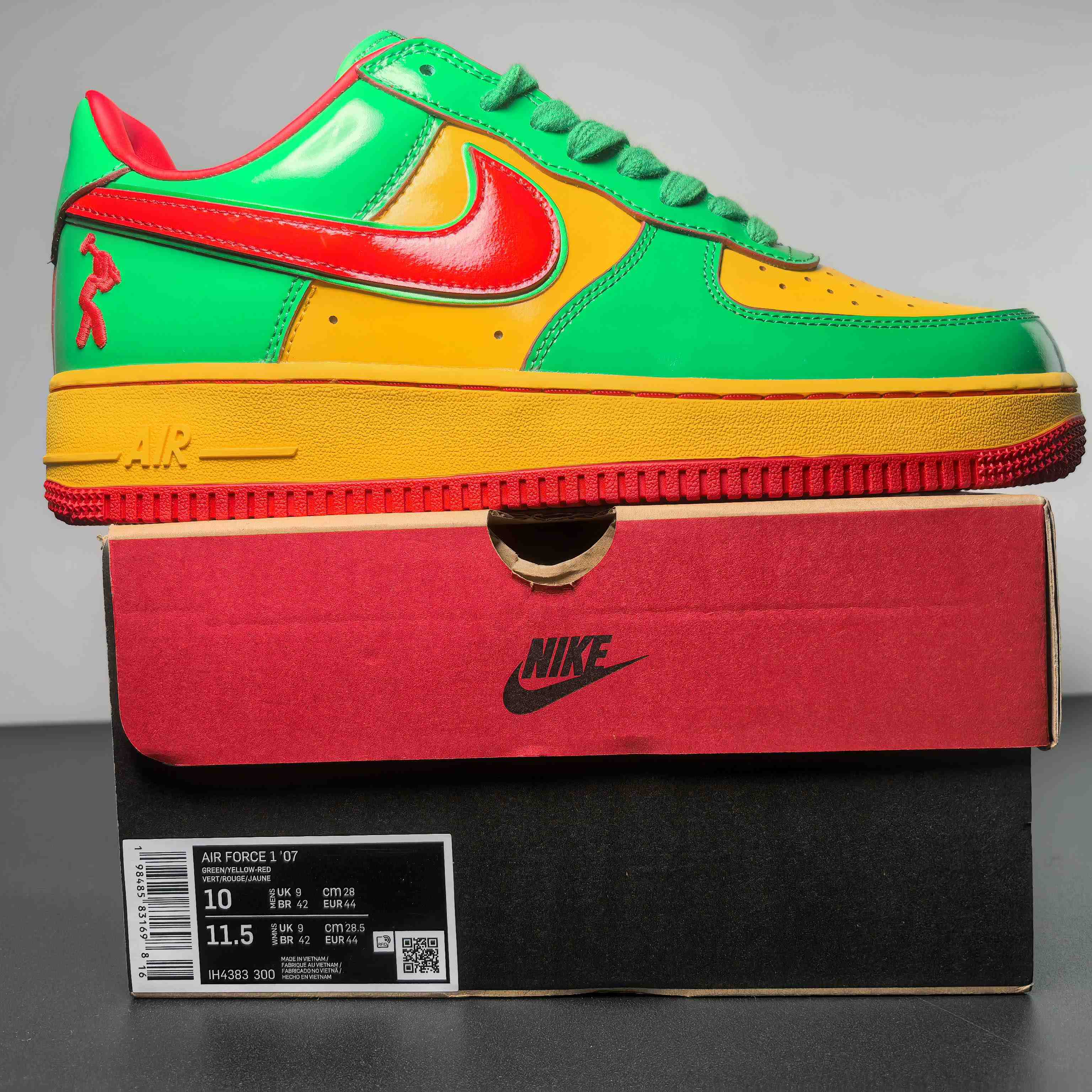 Lil Yachty x Nike Air Force 1 Low Lucky Green   IH4383-300 - DesignerGu