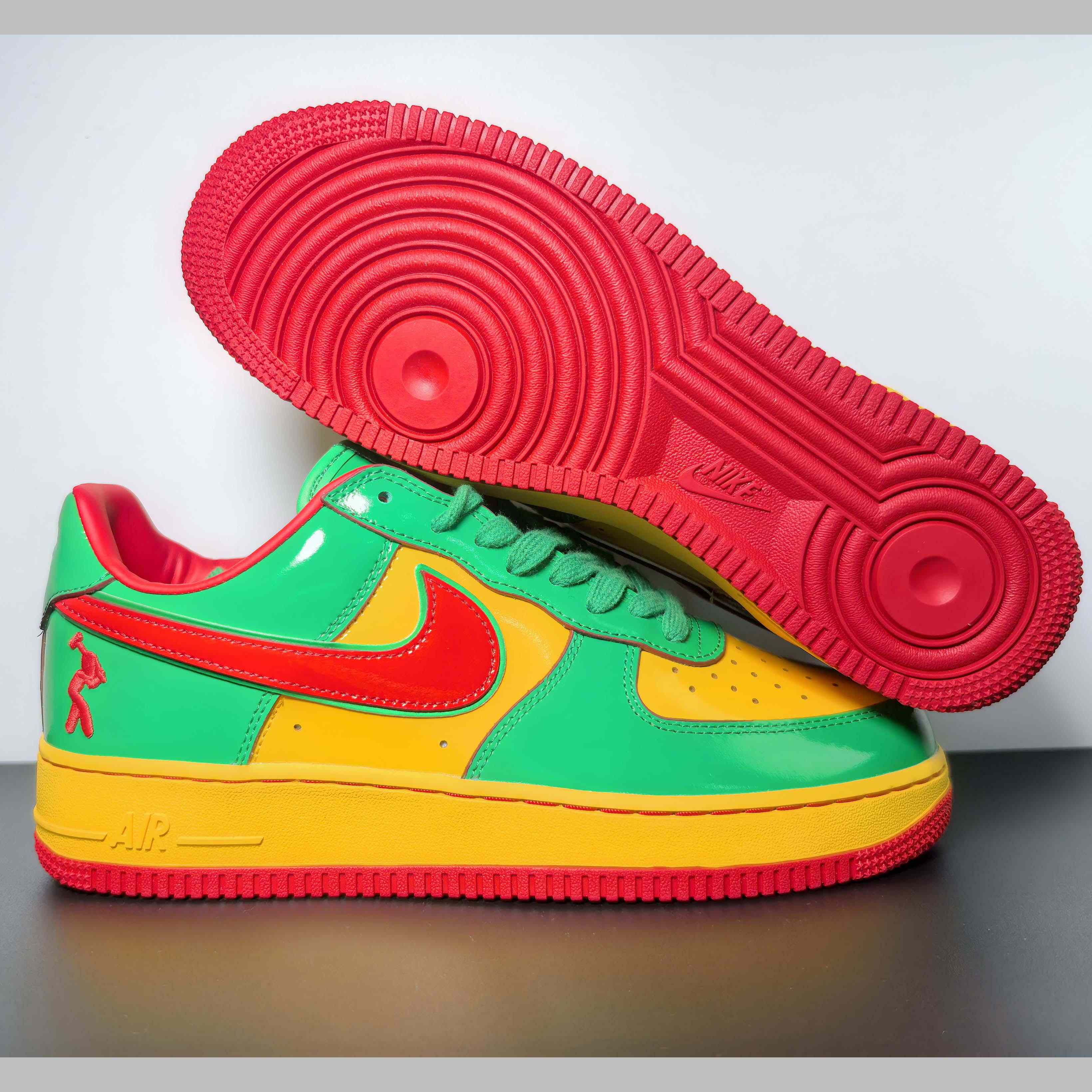 Lil Yachty x Nike Air Force 1 Low Lucky Green   IH4383-300 - DesignerGu