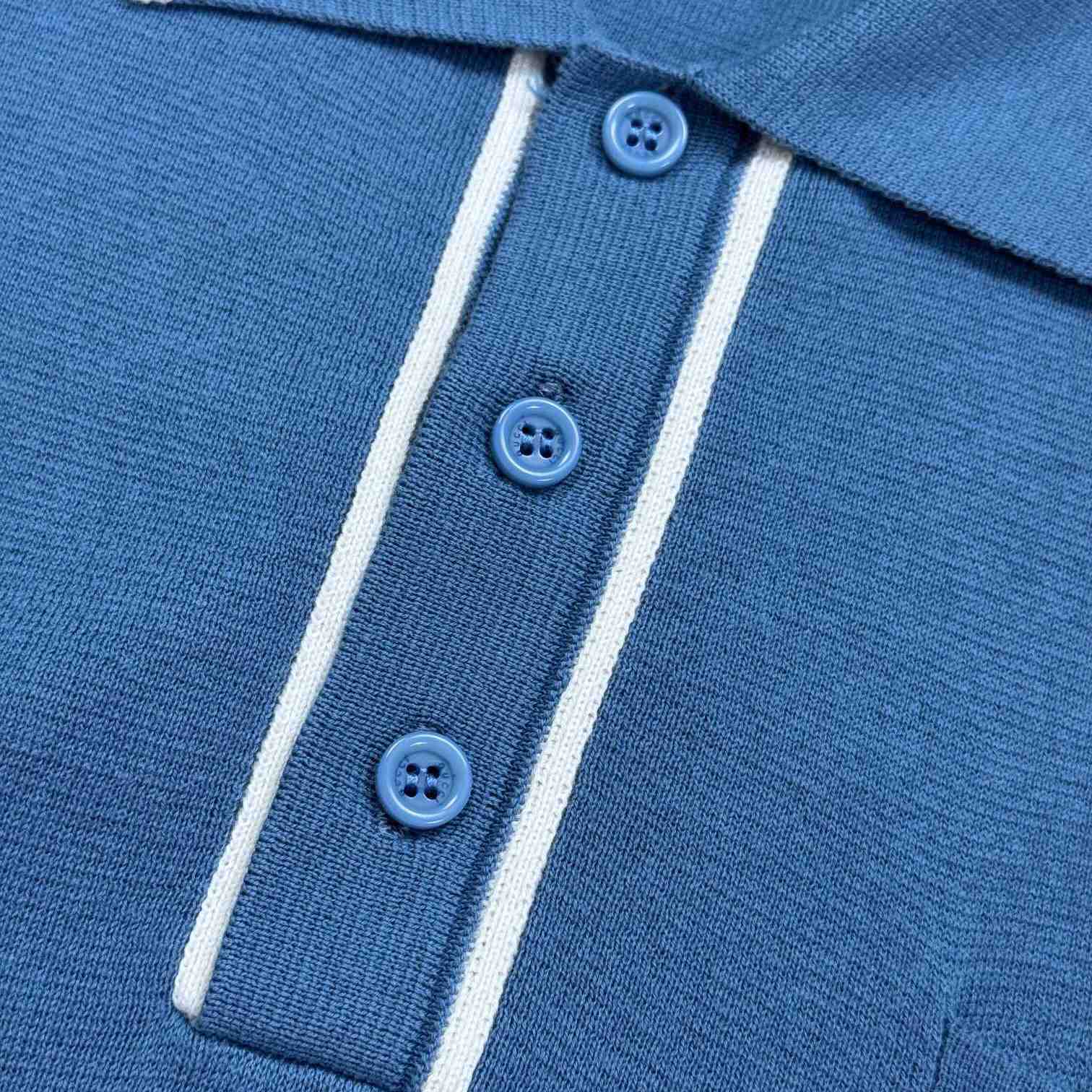 Gucci Gg Silk And Cotton Jacquard Polo Shirt - DesignerGu