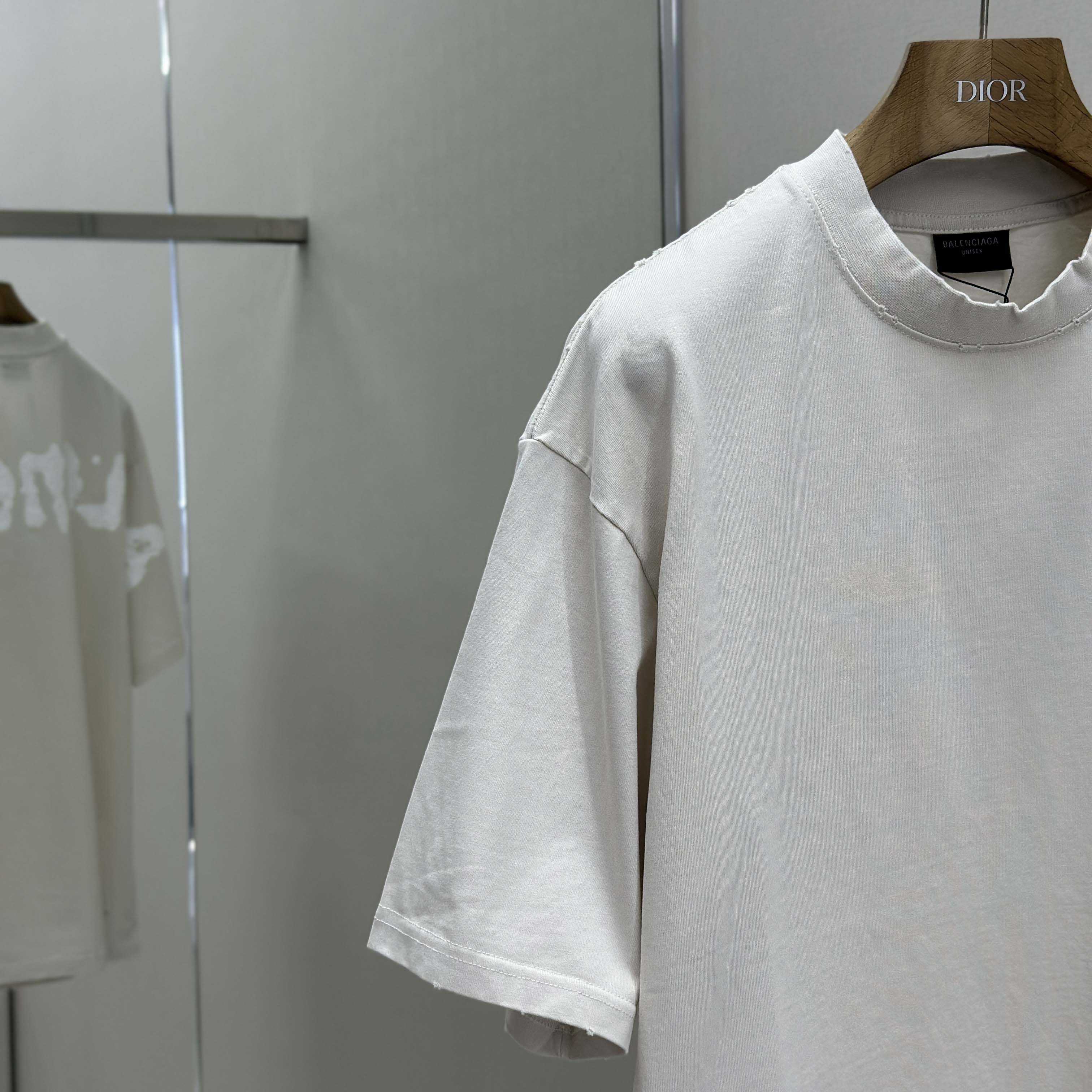 Balenciaga Painted T-Shirt Medium Fit - DesignerGu