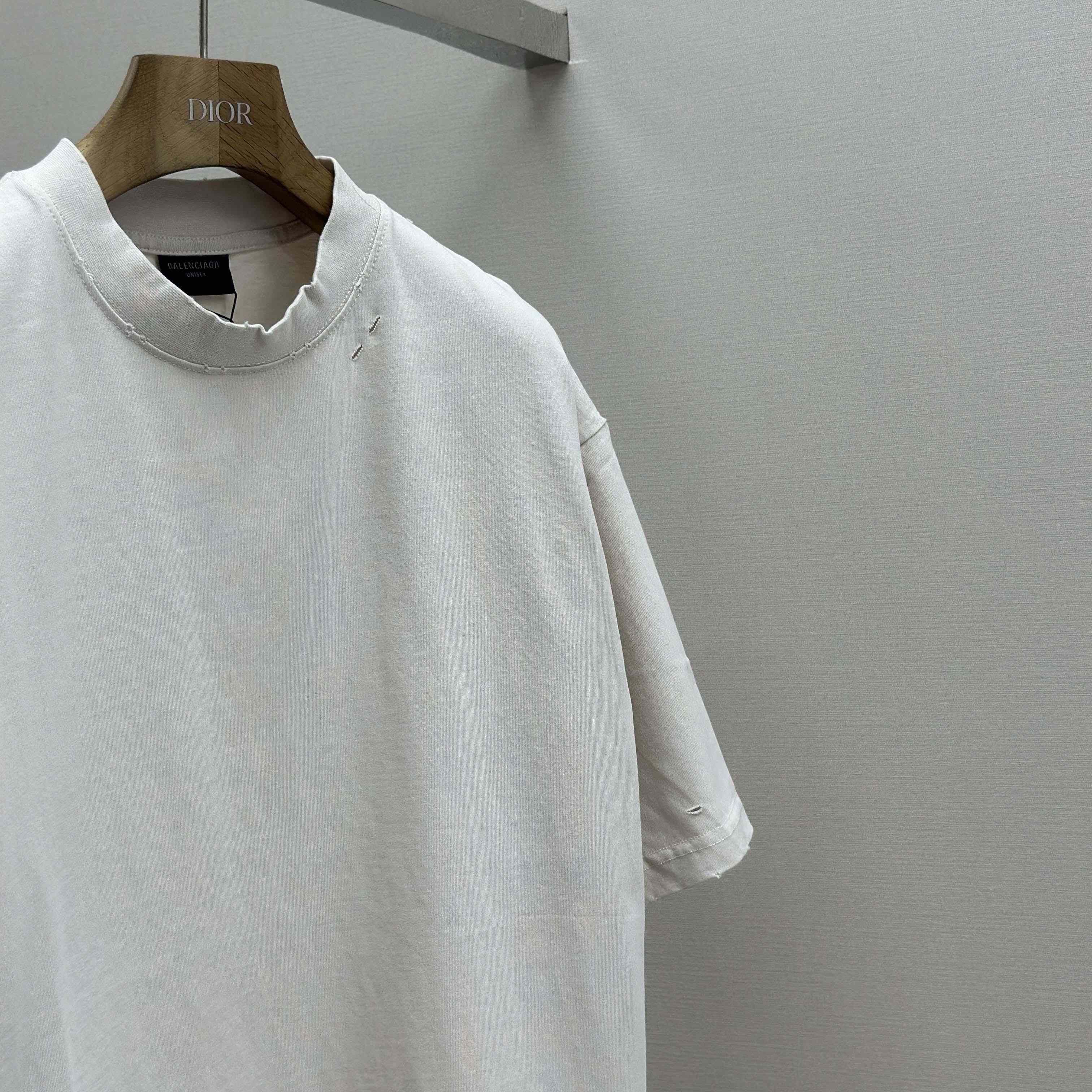 Balenciaga Painted T-Shirt Medium Fit - DesignerGu
