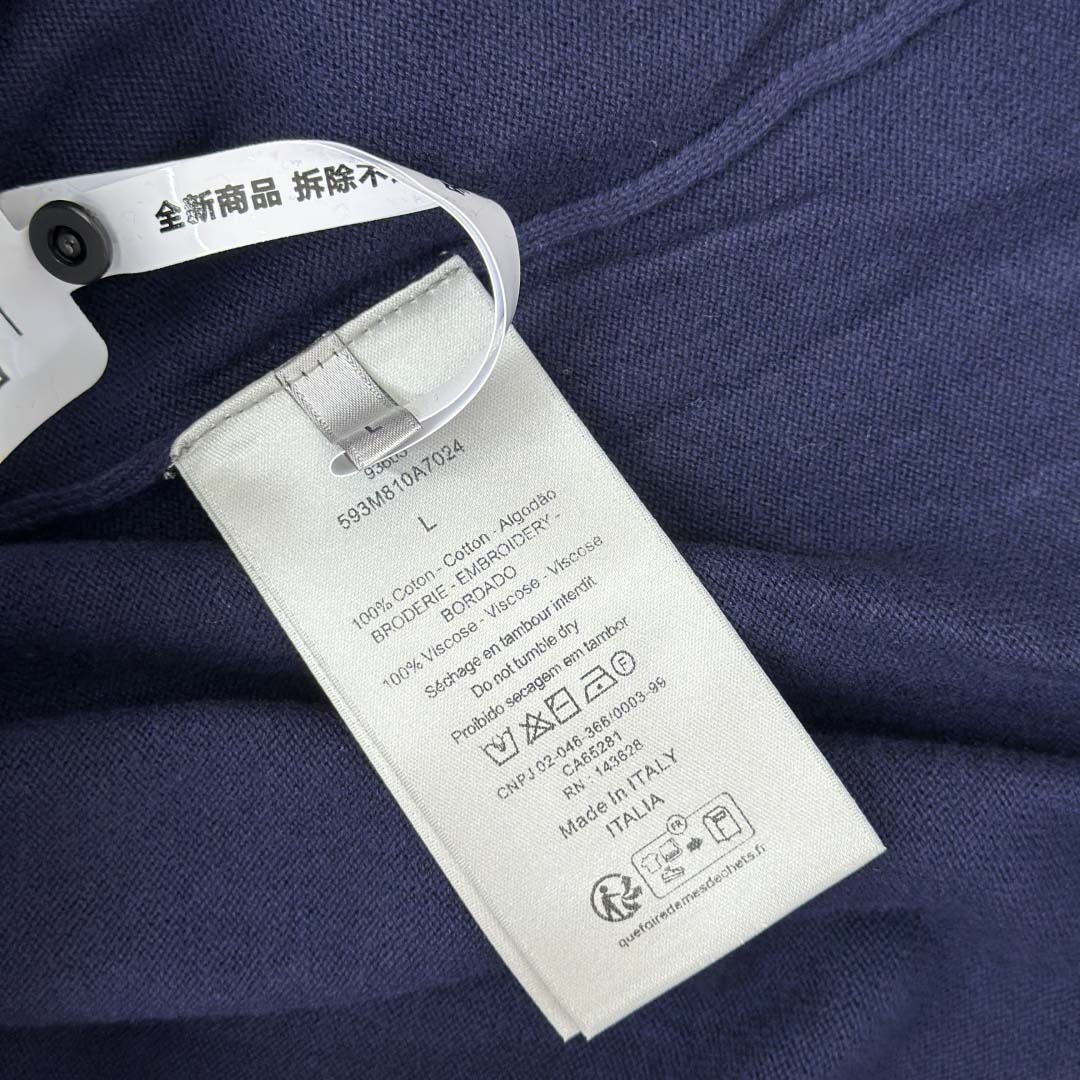 Christian Dior Couture Lily of the Valley Polo Shirt  - DesignerGu