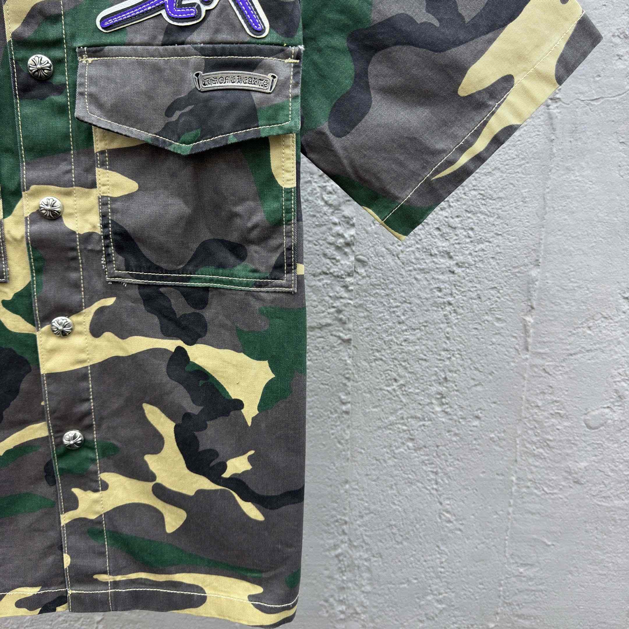 Chrome Hearts Sex Records Button Up Shirt - DesignerGu