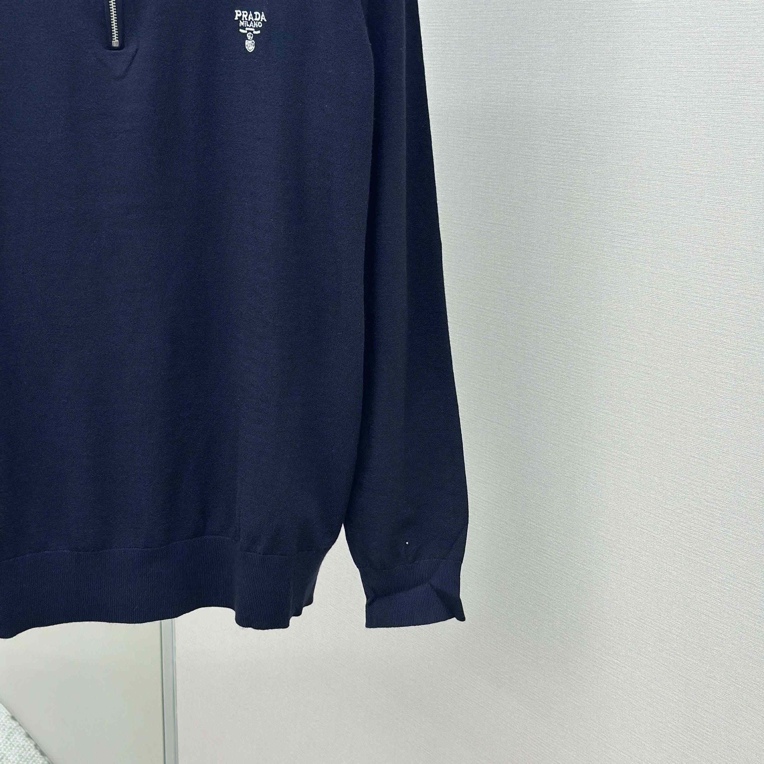 Prada Superfine Wool Polo Shirt - DesignerGu