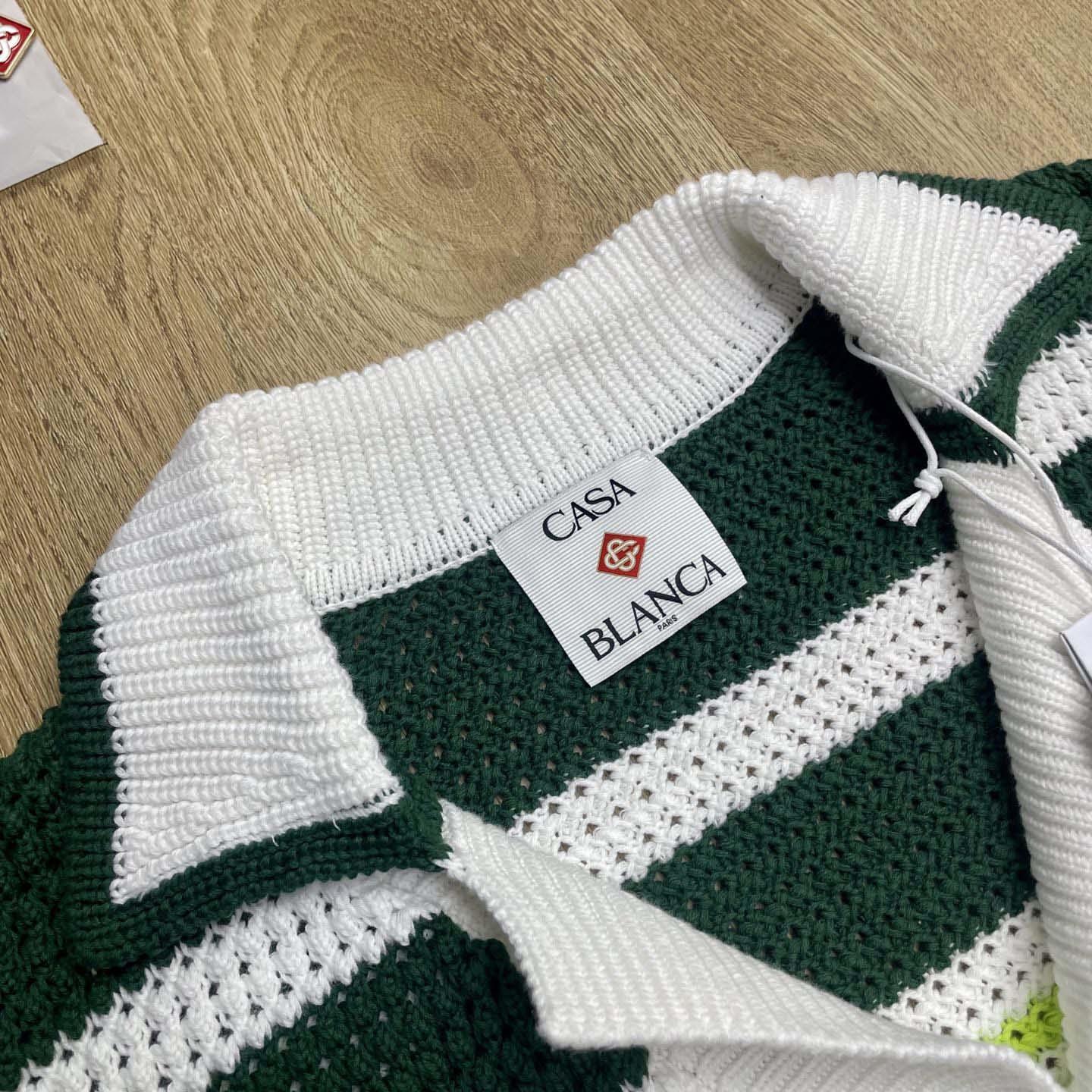 Casablanca Knit Polo Shirt    Z6009 - DesignerGu