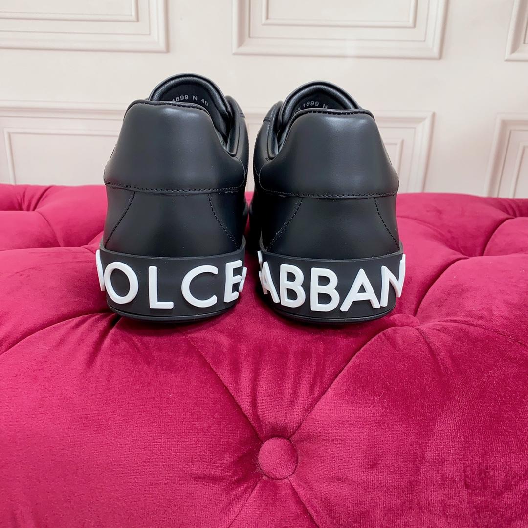 Dolce & Gabbana Logo Printed Portofino Sneakers(50% Off Sale)   xz800     - DesignerGu