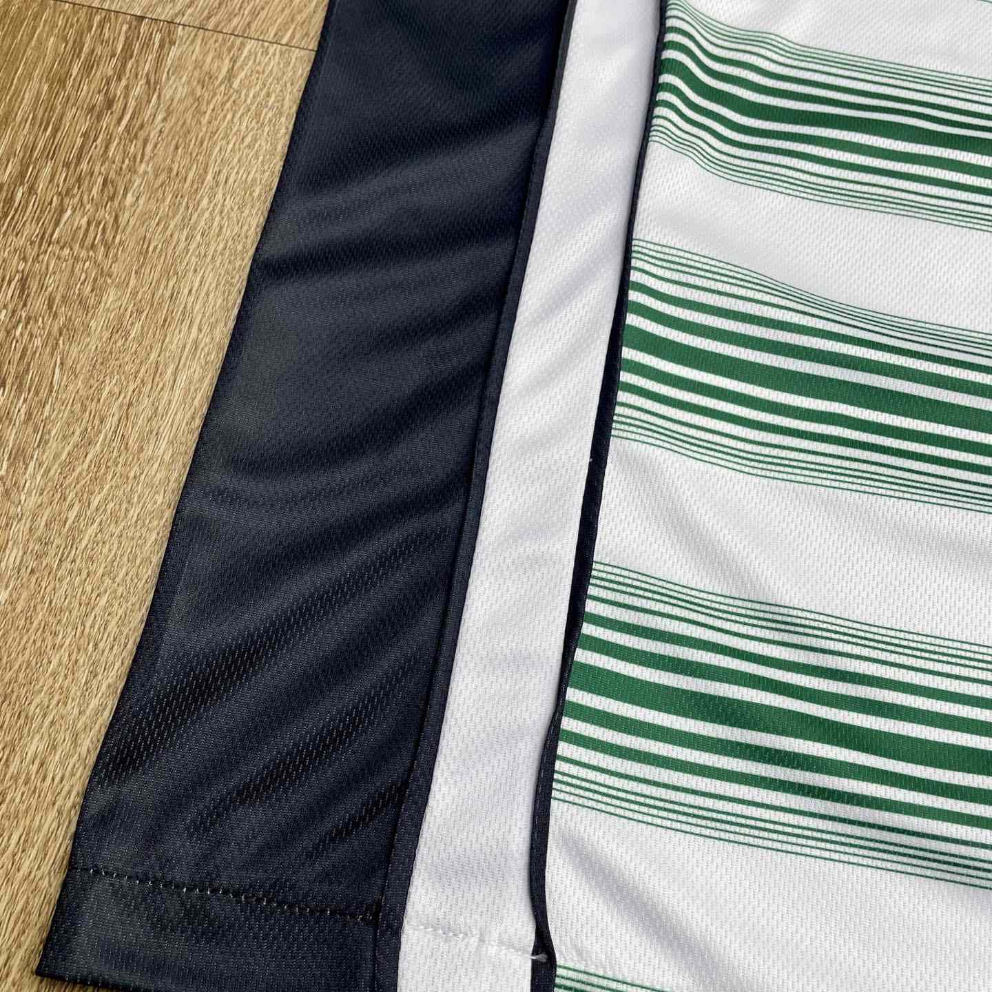 Casablanca Gradient Stripe Panelled T-shirt   C1010 - DesignerGu