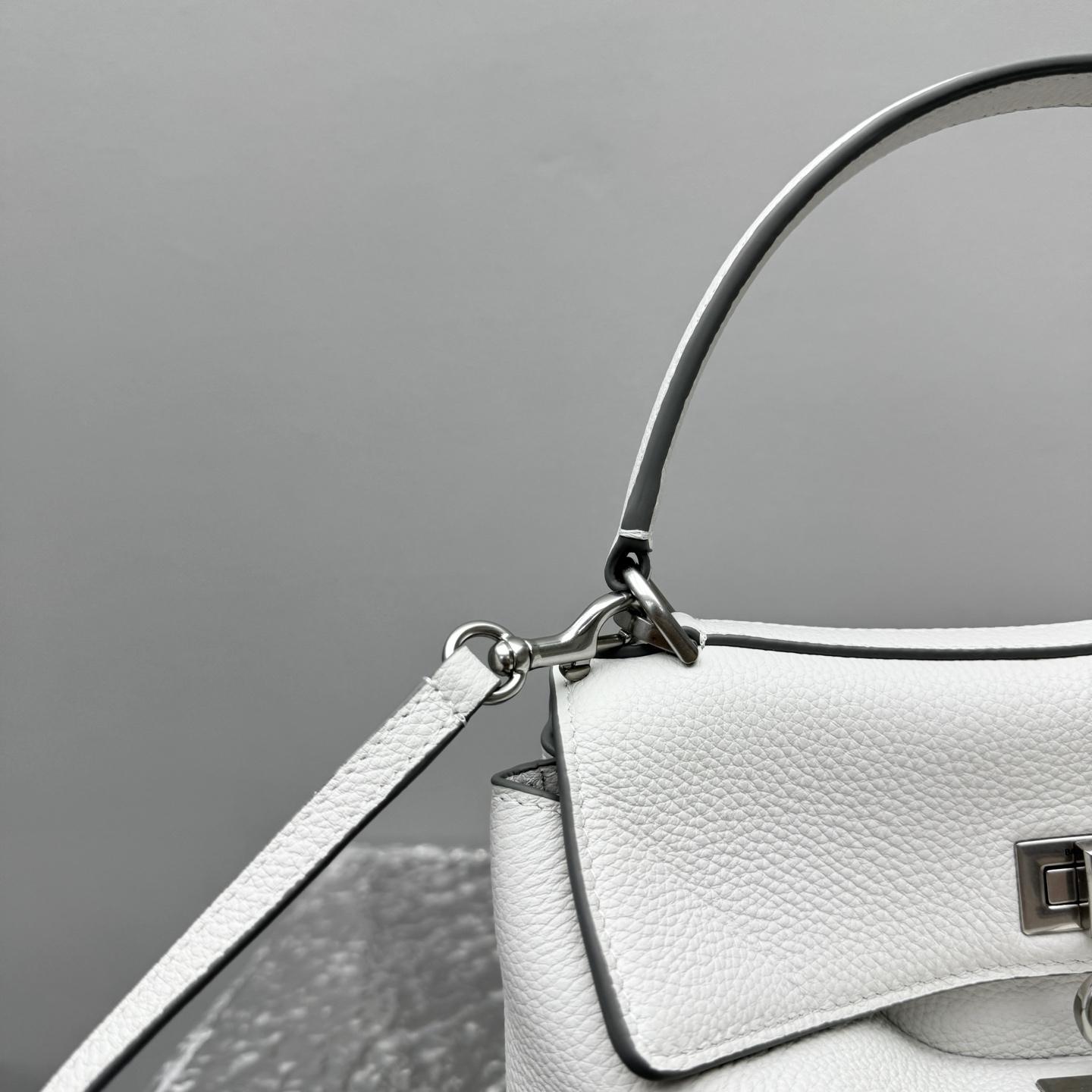 Balenciaga Rodeo Handbag Mini In White - DesignerGu
