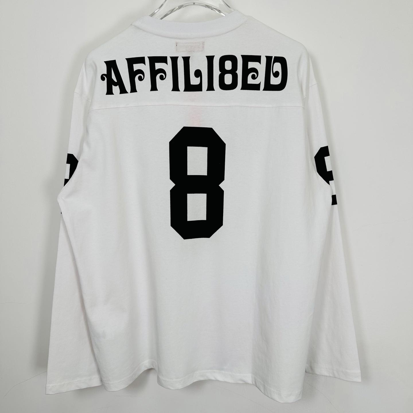 Supreme Affiliated L/S Football Top White YF1234    (50% Off Sale) - DesignerGu