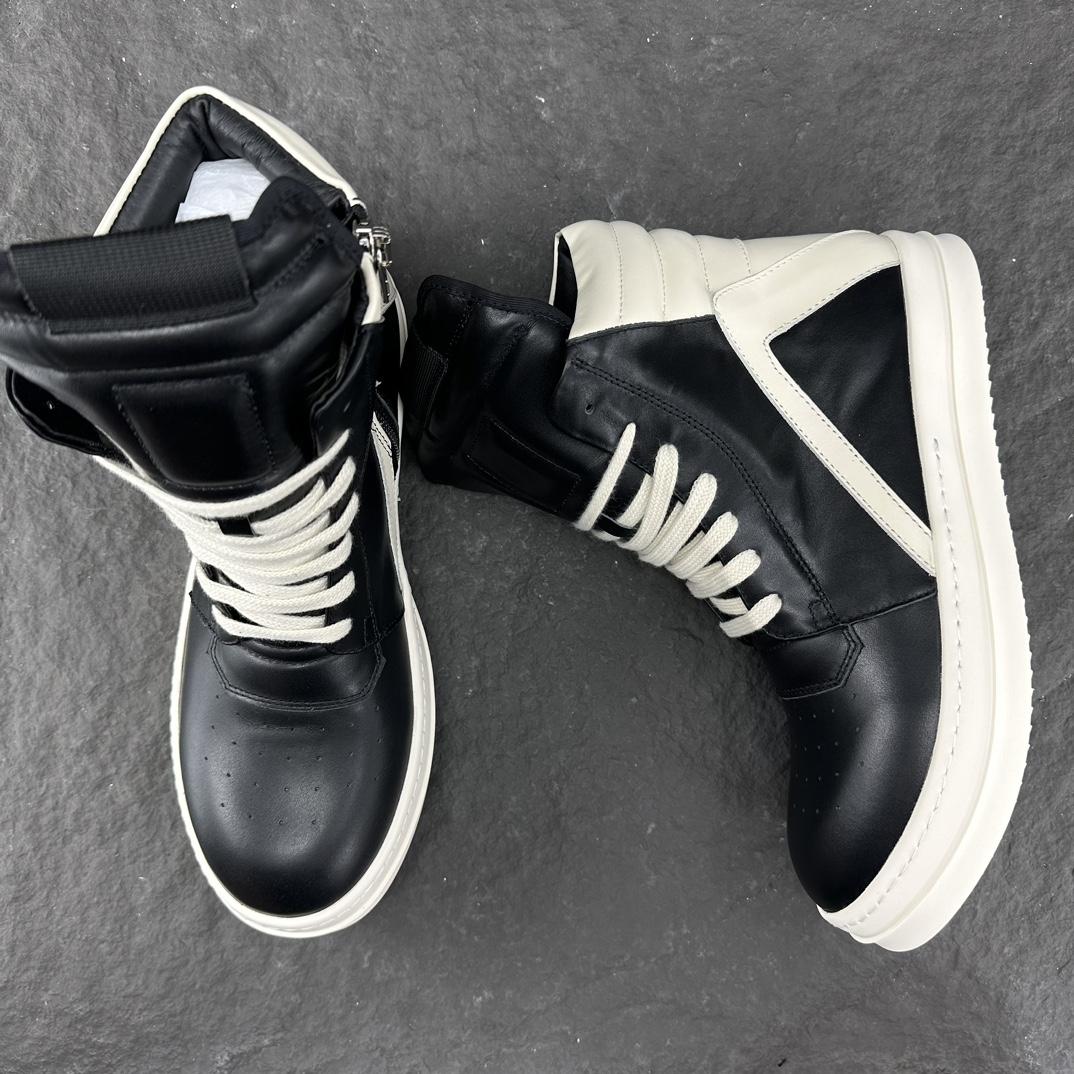 Rick Owens Geobasket High Top Sneakers - DesignerGu