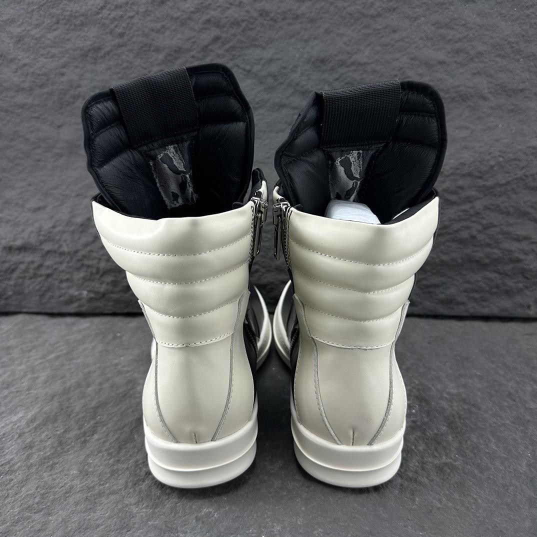 Rick Owens Geobasket High Top Sneakers - DesignerGu