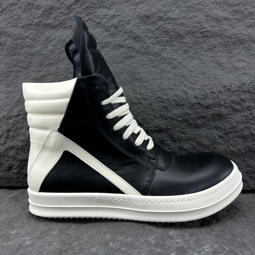 Rick Owens Geobasket High Top Sneakers - DesignerGu