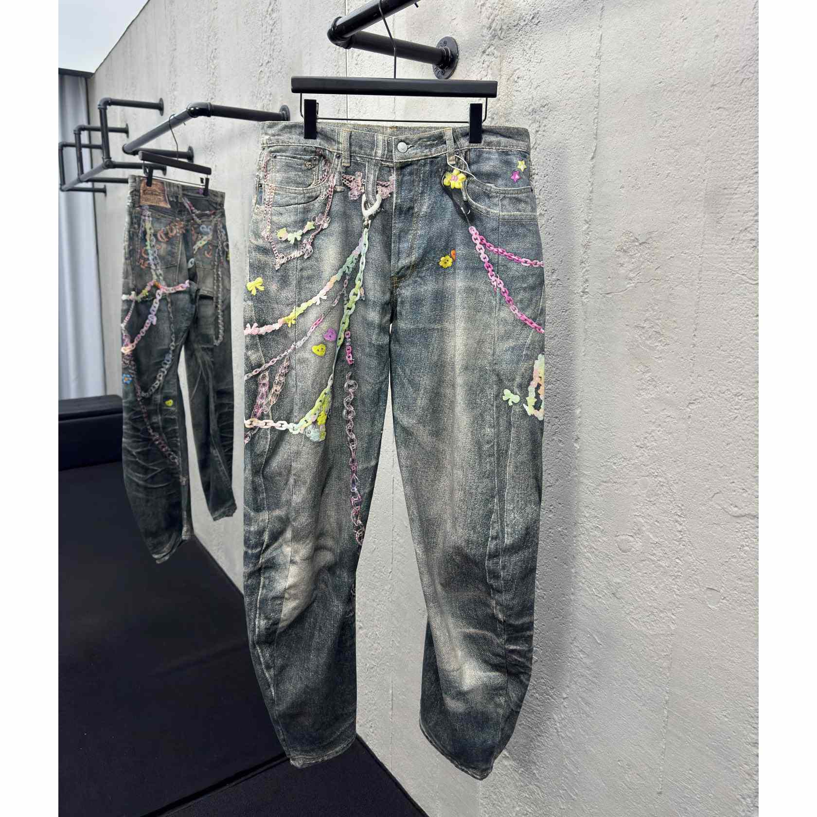 Acne Studios Baggy fit jeans YF1233   (50% Off Sale) - DesignerGu