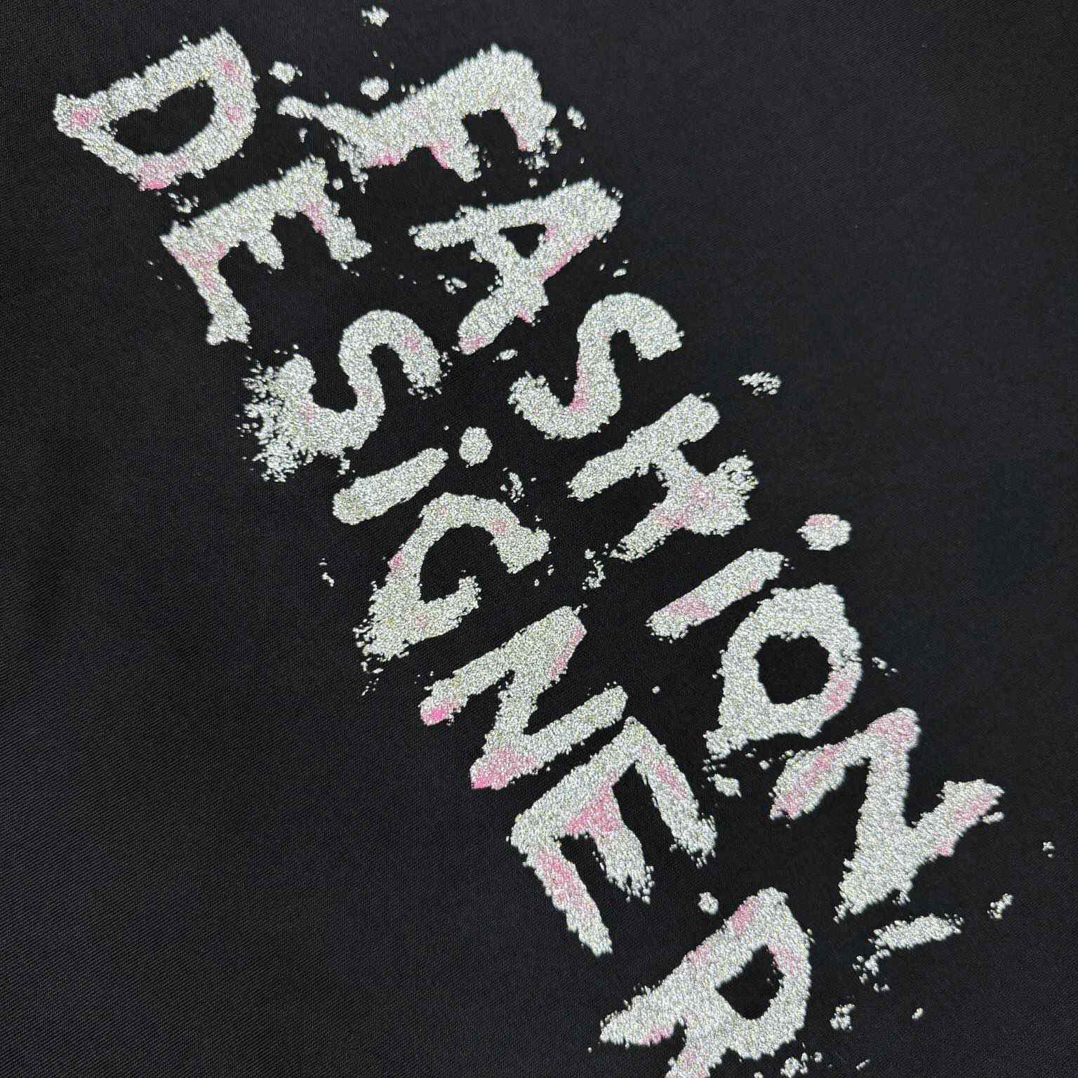 Balenciaga Fashion Designer Oversized T-Shirt In Faded Black Dry Jersey - DesignerGu