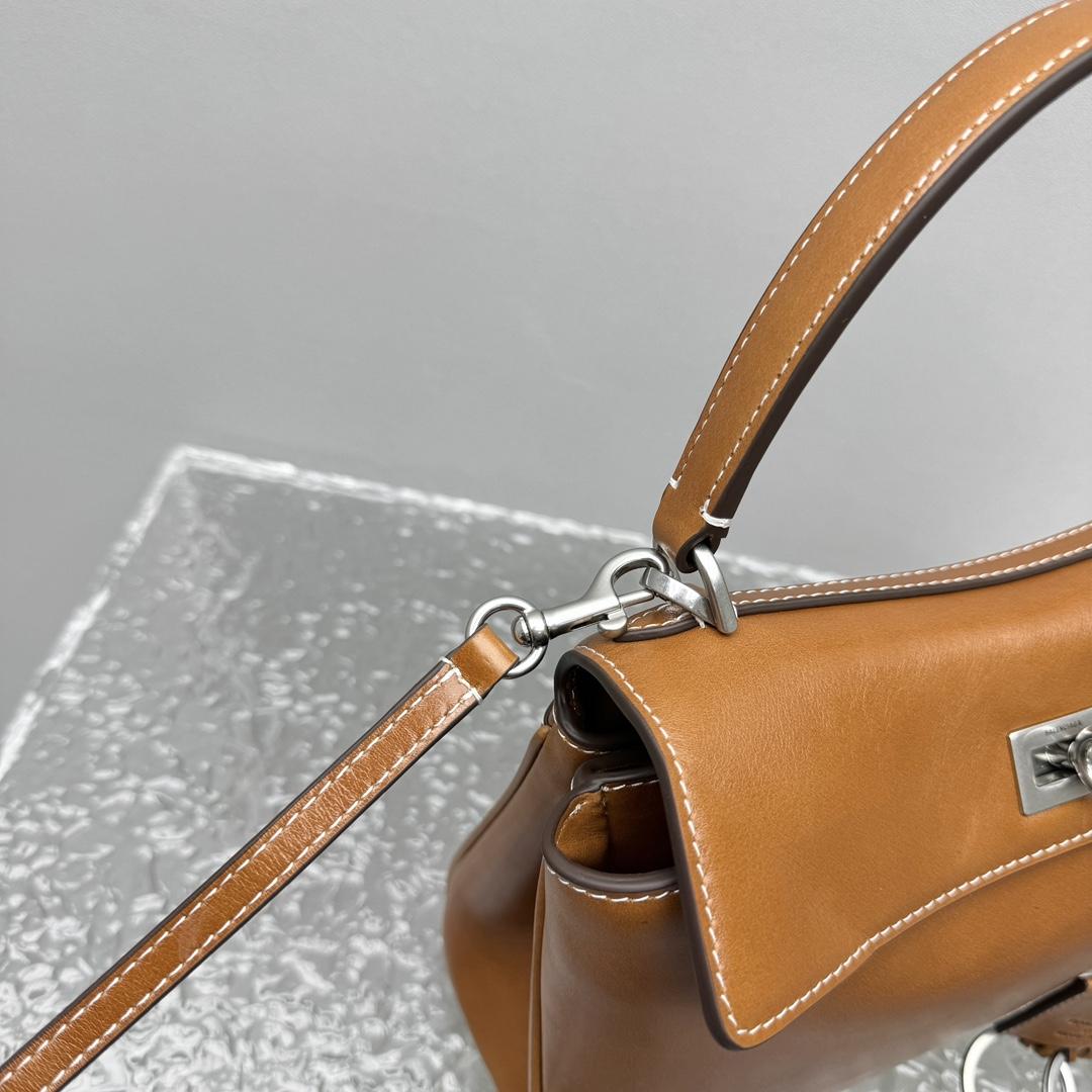 Balenciaga Rodeo Handbag Mini In Tan Cowboy - DesignerGu