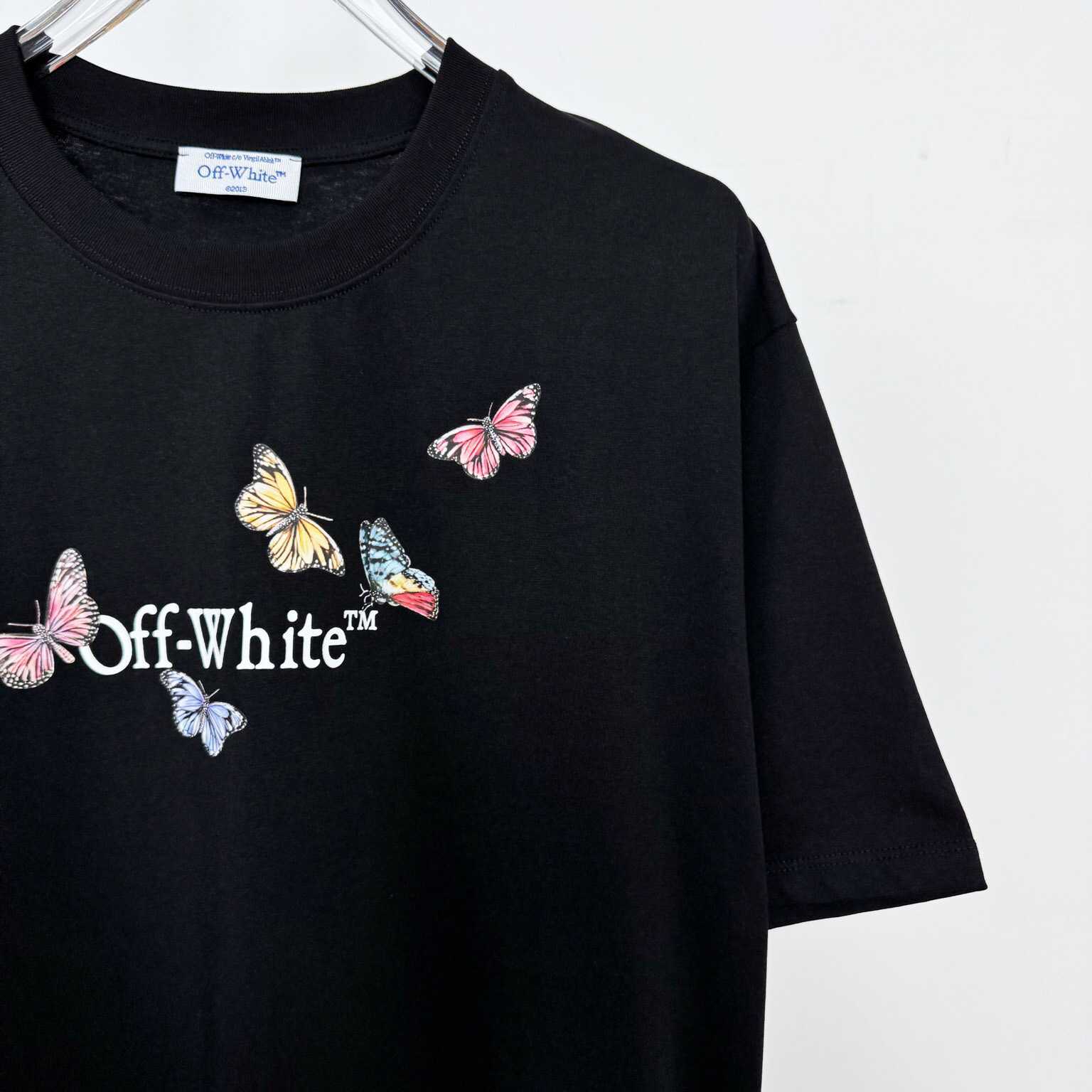 Off White Butterfly Bookish T-Shirt - DesignerGu