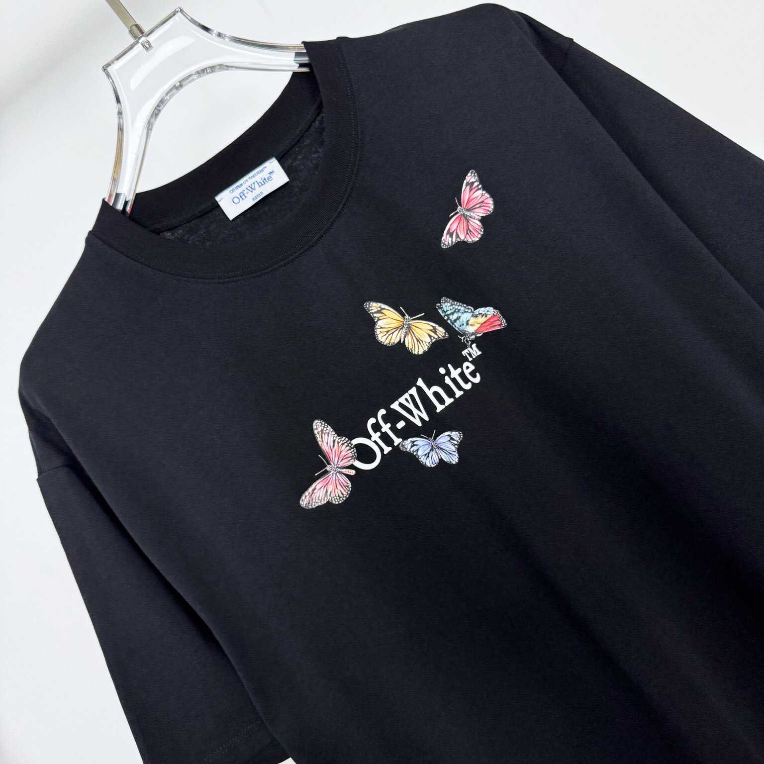 Off White Butterfly Bookish T-Shirt - DesignerGu