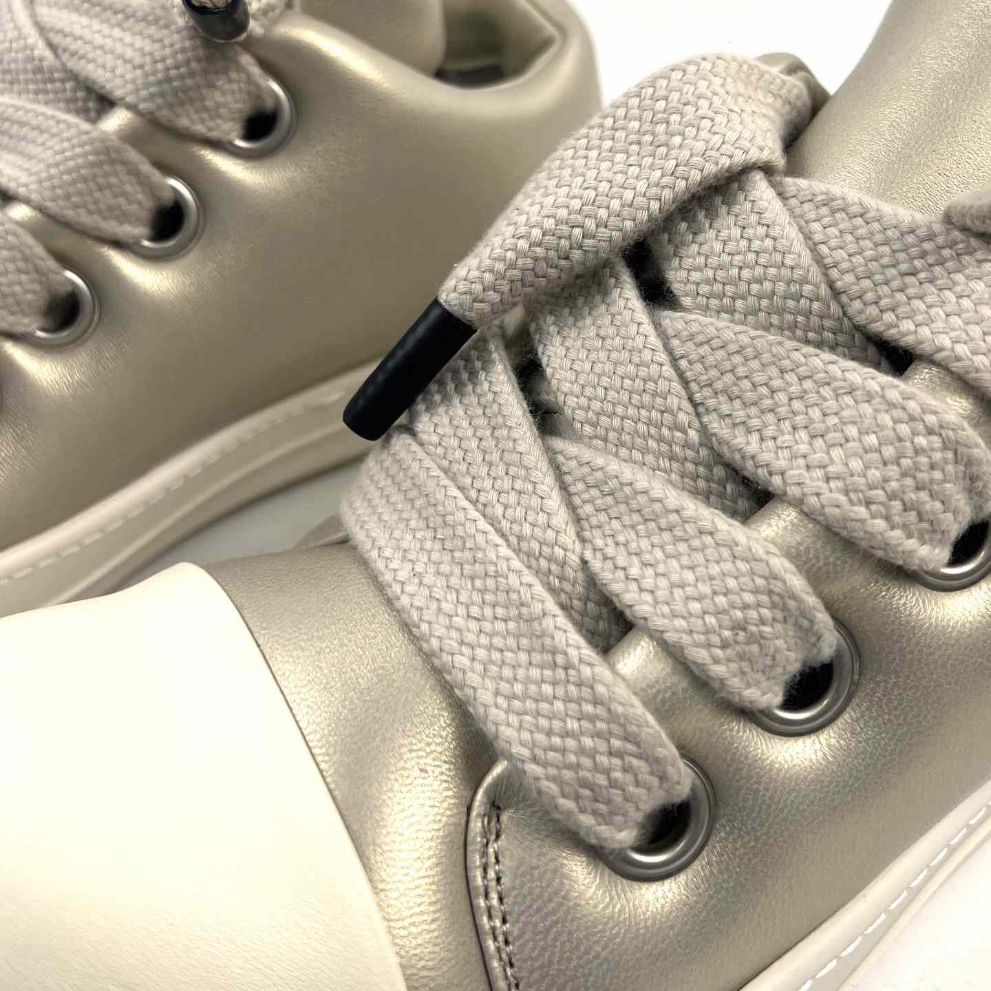 Rick Owens Jumbolaced Padded Sneakers - DesignerGu
