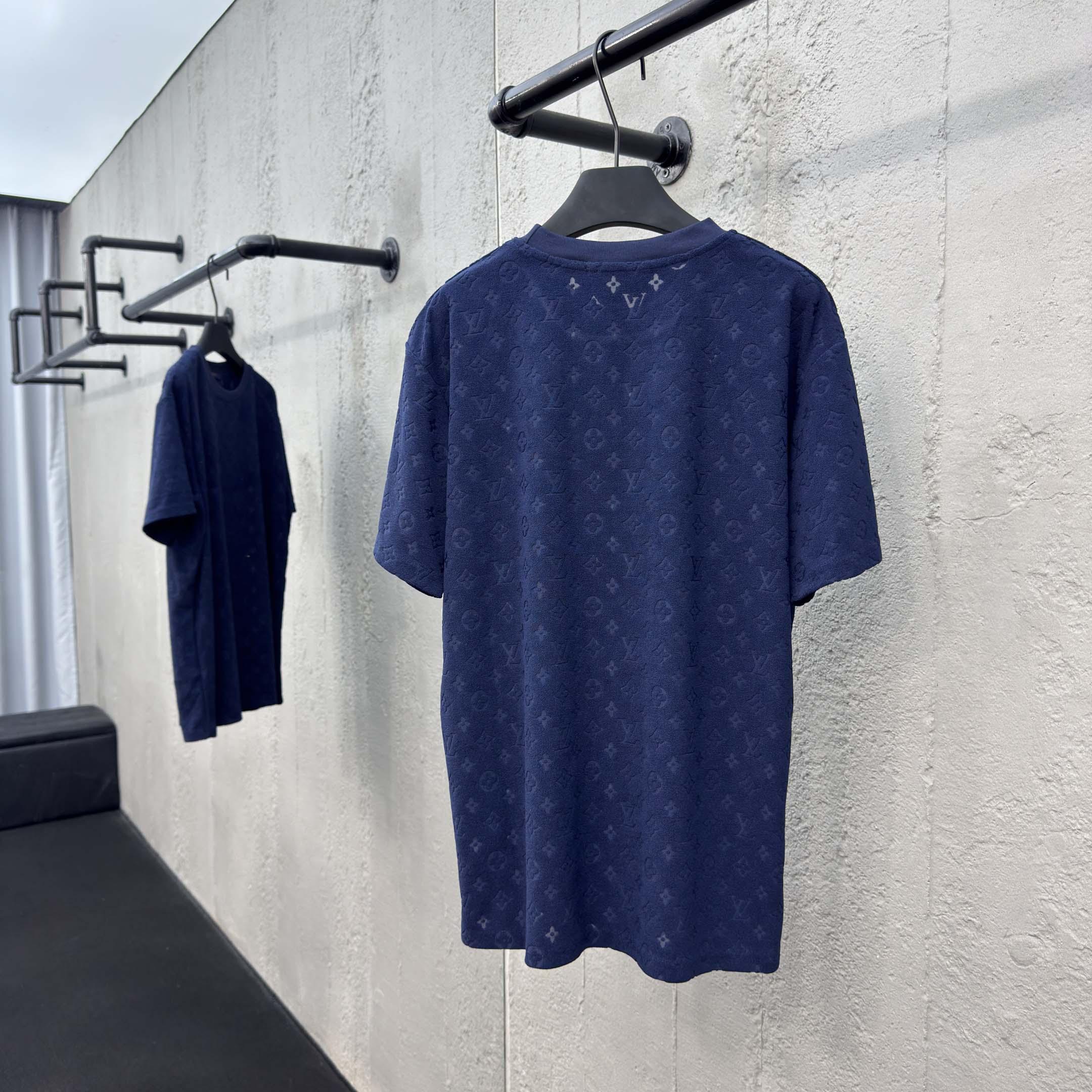 Louis Vuitton Monogram French Terry T-Shirt   1AHWBC - DesignerGu