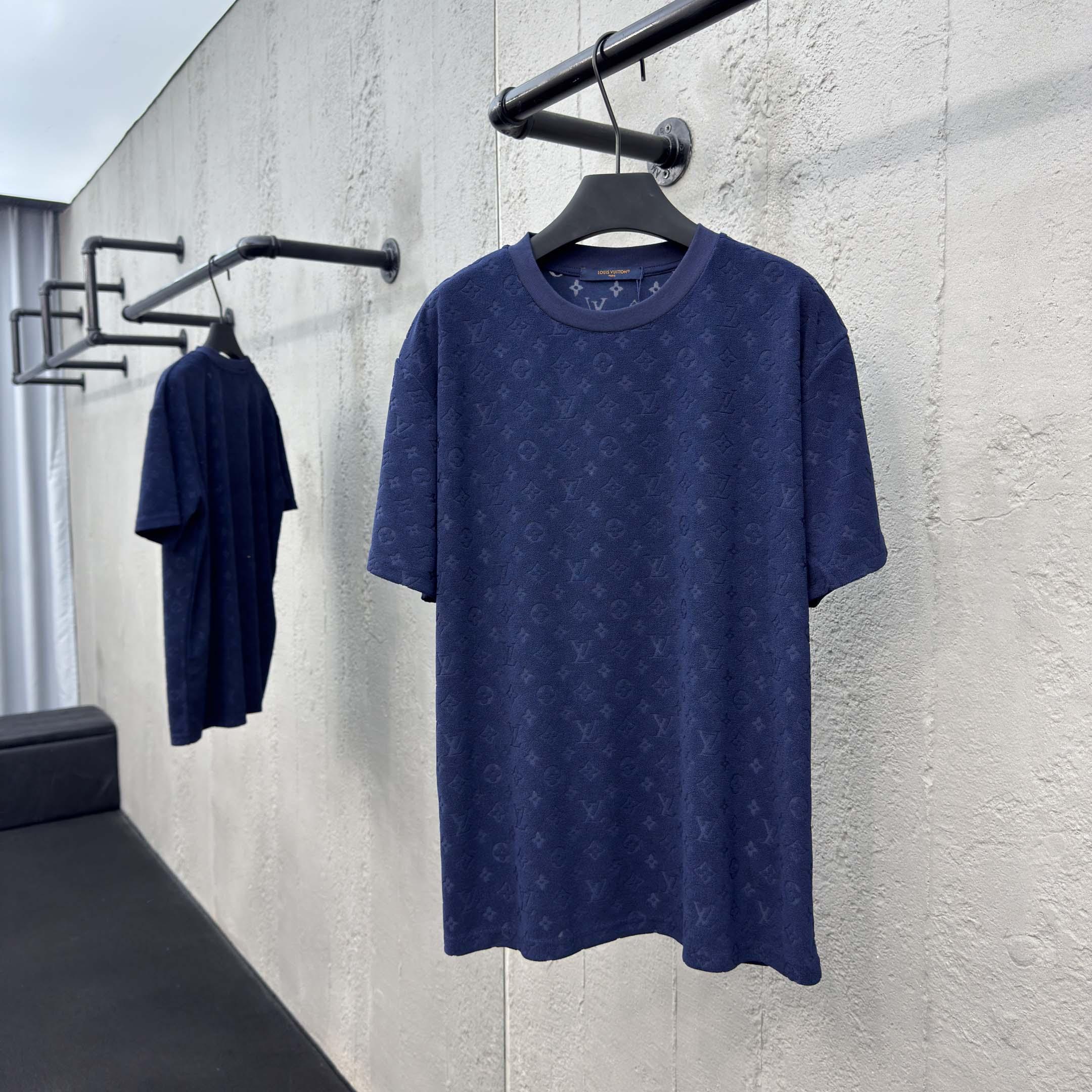 Louis Vuitton Monogram French Terry T-Shirt   1AHWBC - DesignerGu