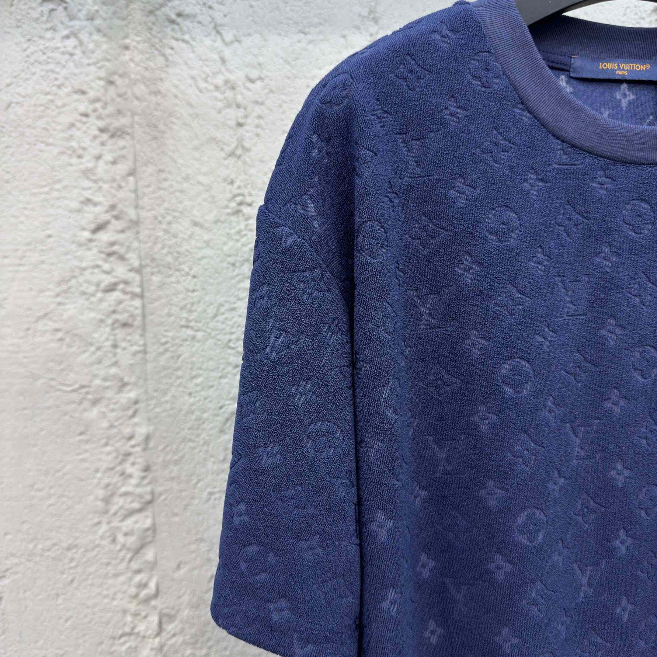 Louis Vuitton Monogram French Terry T-Shirt   1AHWBC - DesignerGu